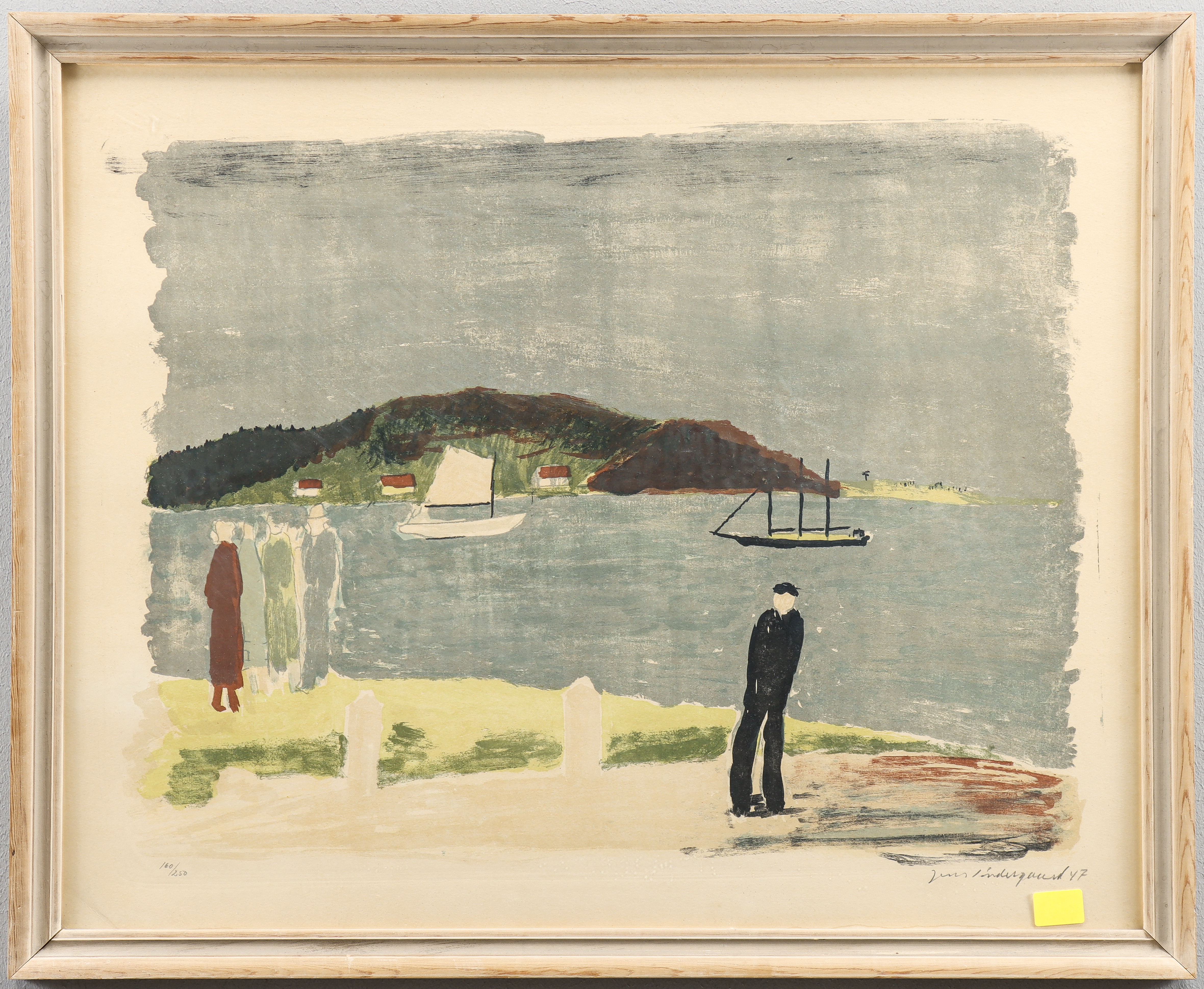 JENS SÖNDERGAARD. Litografi 160/250, signerad 47.