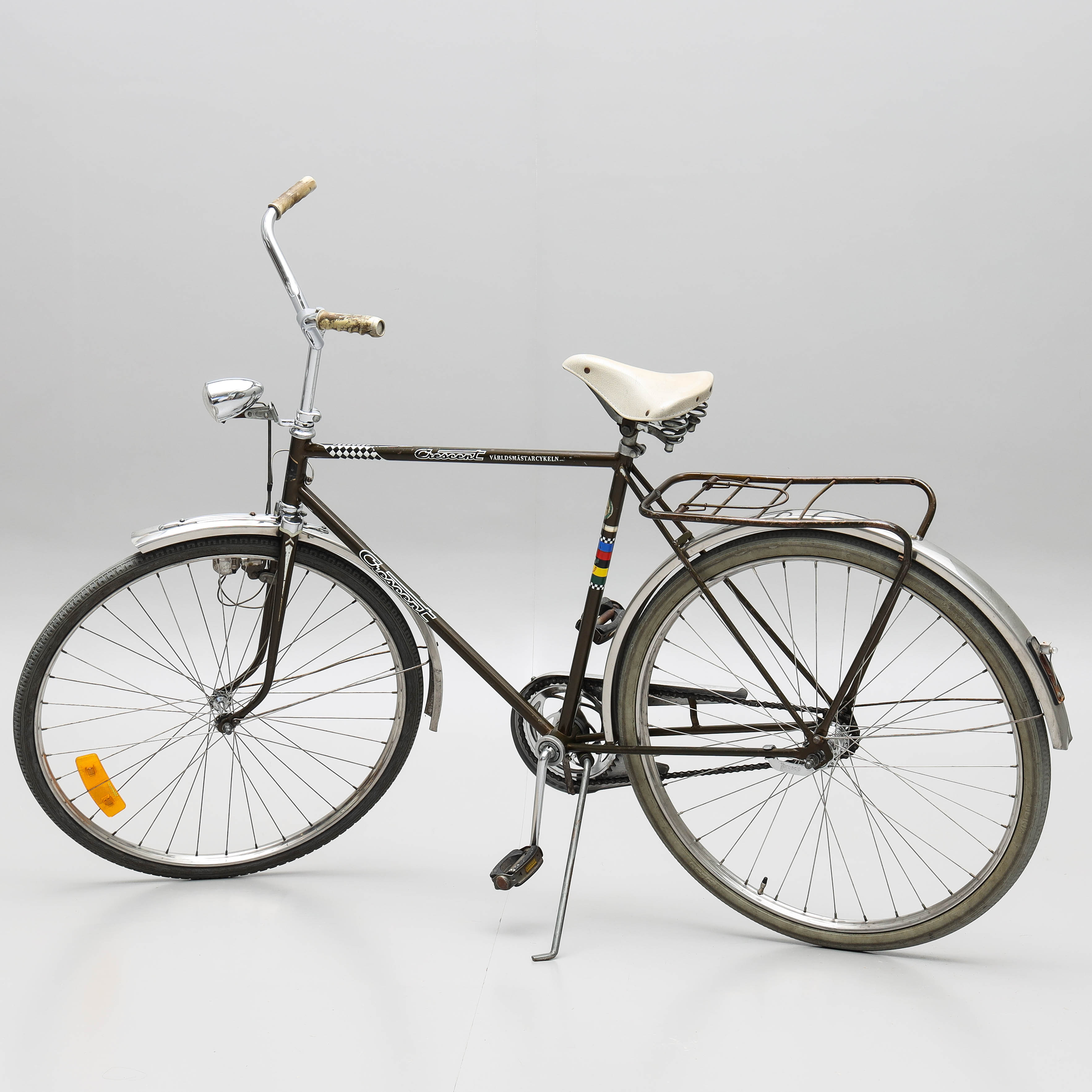 HERRCYKEL, 28", 1-växlat Torpedonav, "Världsmästarcykeln", Crescent, 1969.