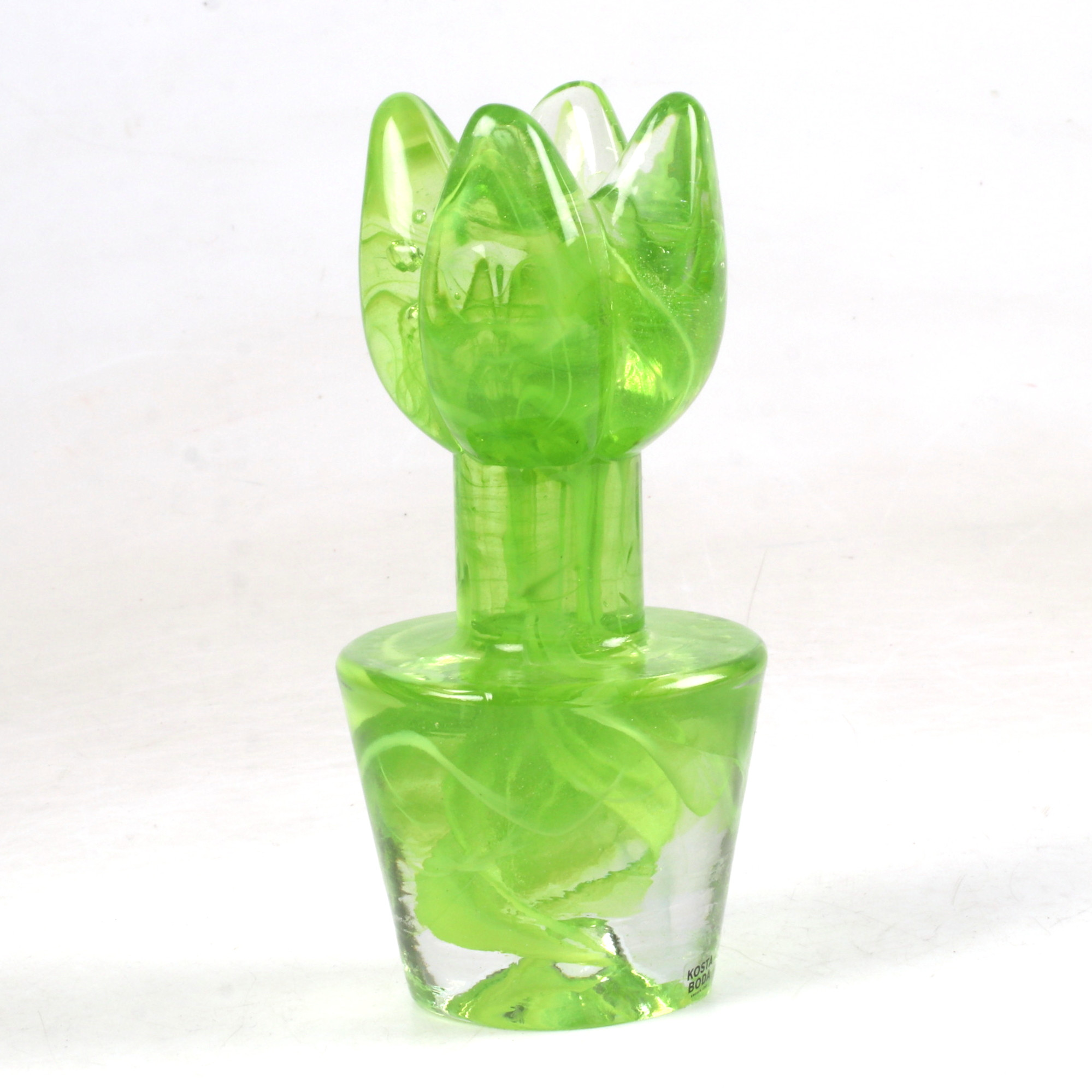 ULRICA HYDMAN-VALLIEN. Skulptur, glas, "Flower Power", Kosta Boda.