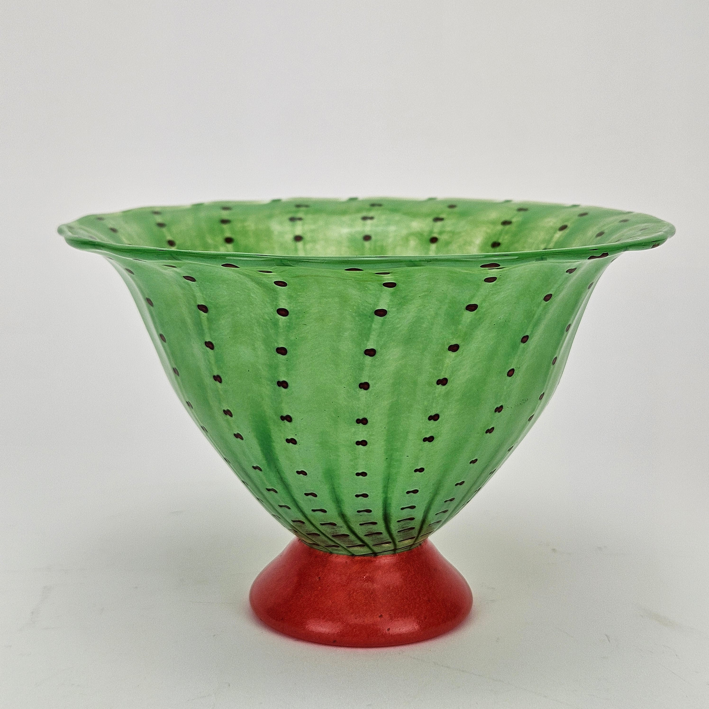 JAN-ERIK RITZMAN. Skål, glas, Transjö, signerad.