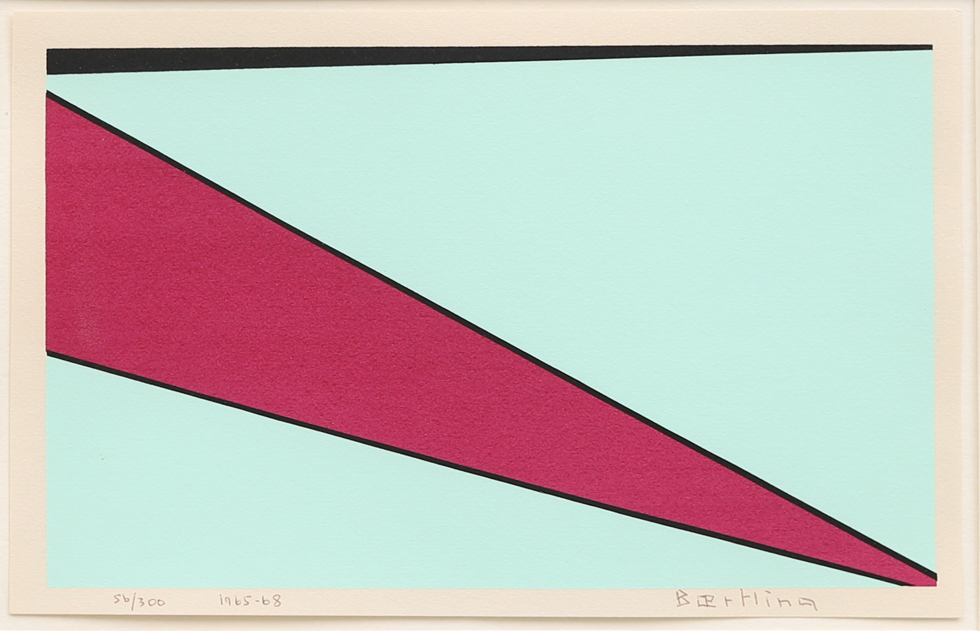 OLLE BAERTLING. "Ukie", serigrafi, signerad, daterad 1965-68 och numrerad 56/300.