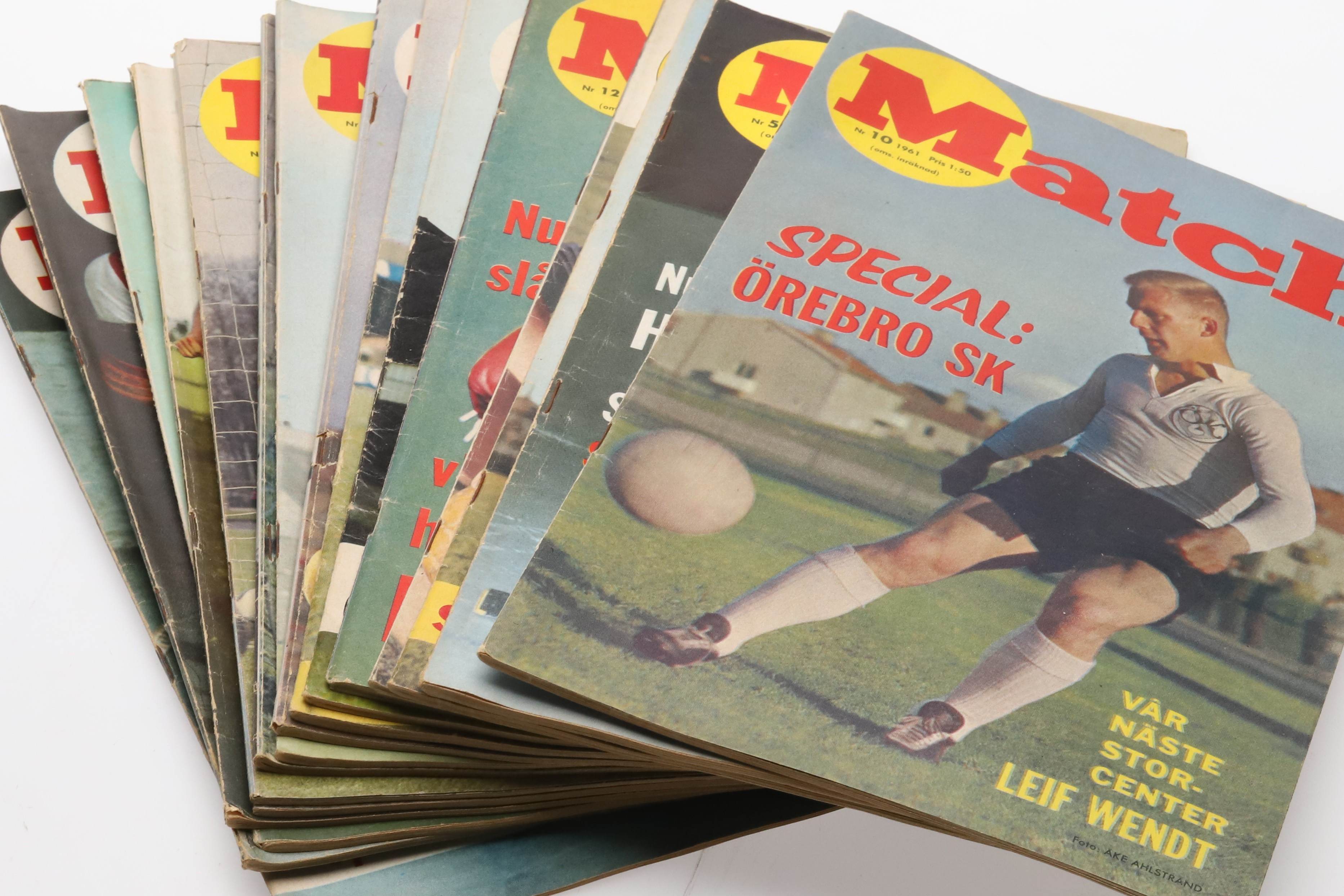 MATCH, MAGASIN, 17 st nummer, 1960-1961. Med bla Ingo mfl.