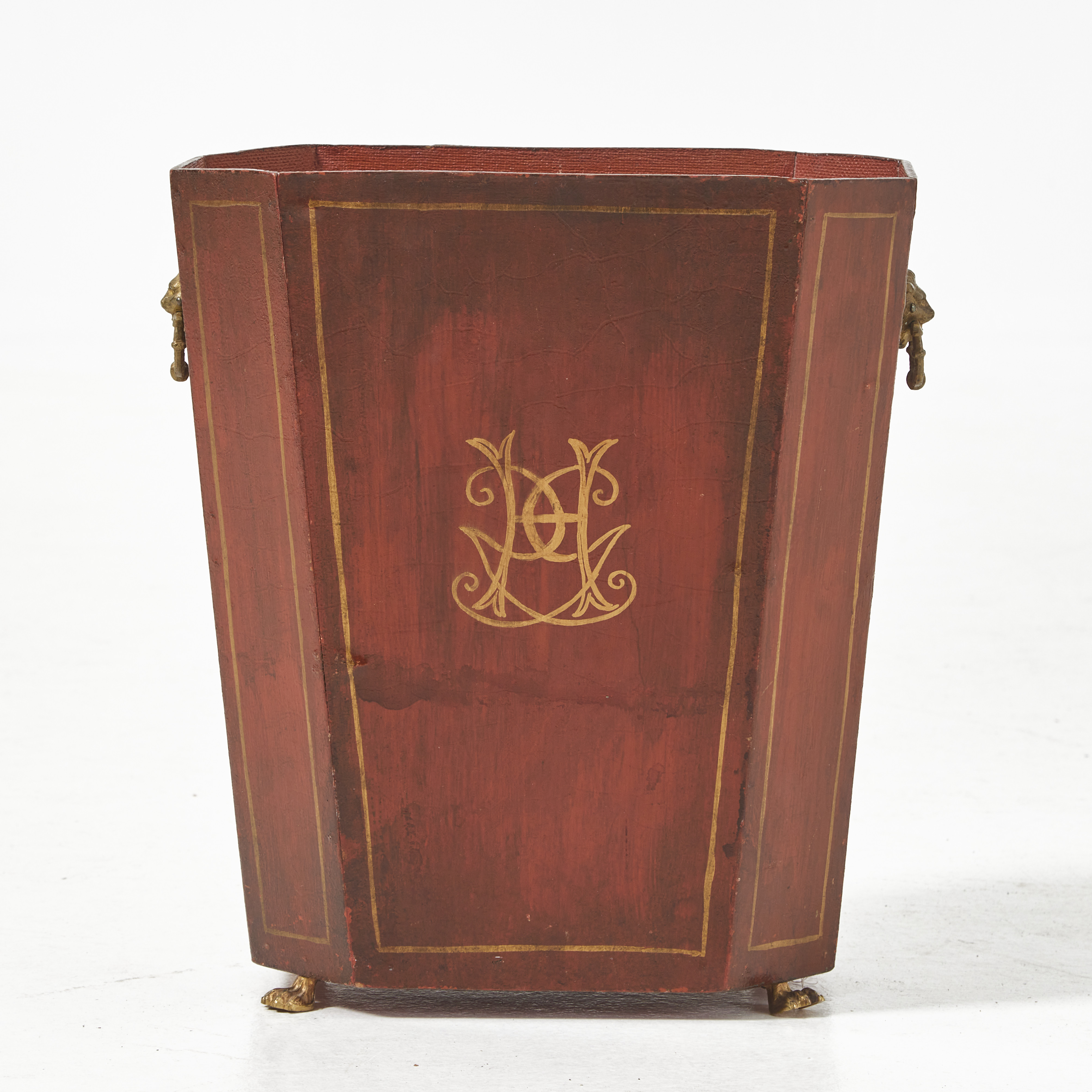 PARAPLYSTÄLL, 1900-talets andra hälft. empirestil, dekor med lejonmaskaroner.