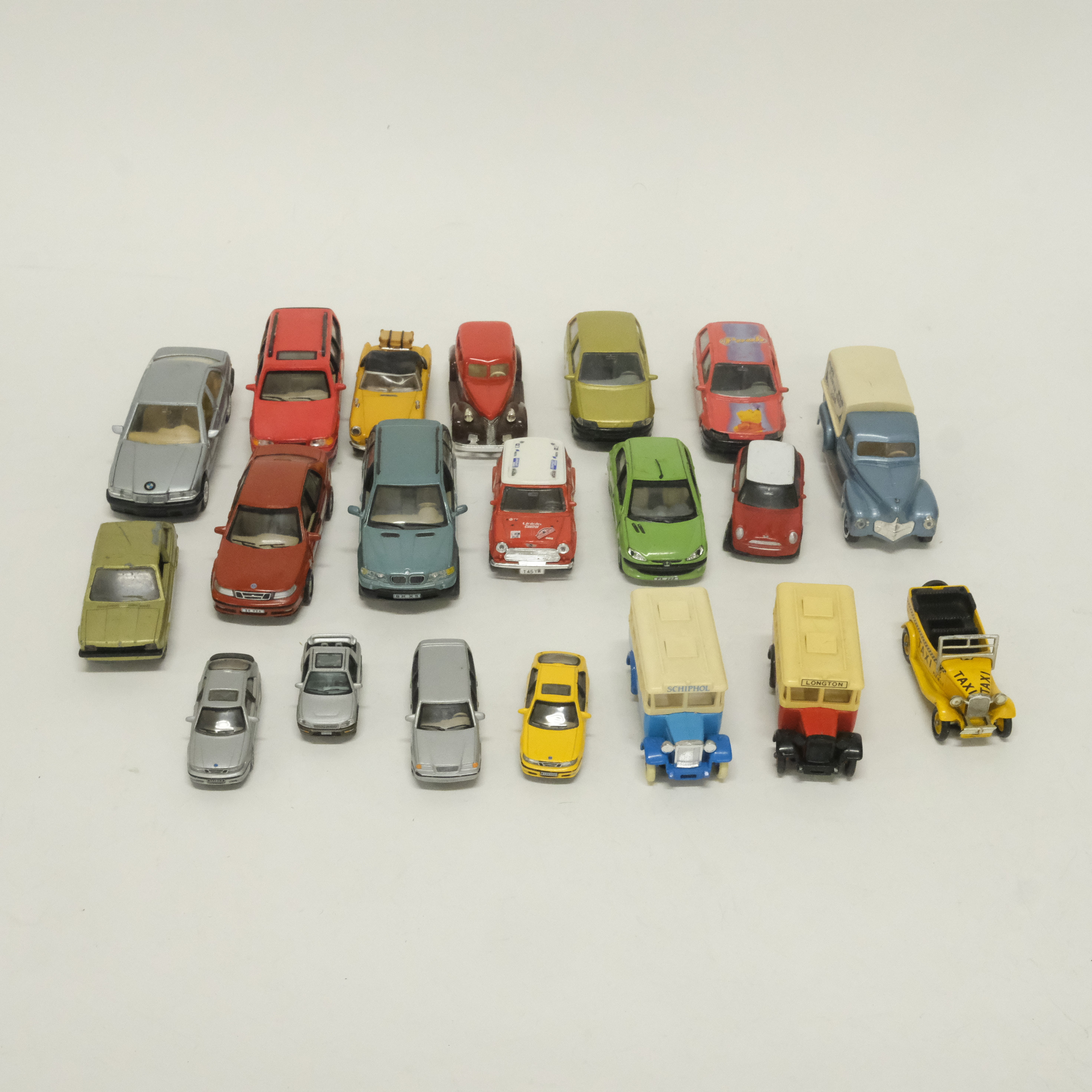 MODELLBILAR, OLIKA TILLVERKARE, 20 DELAR.