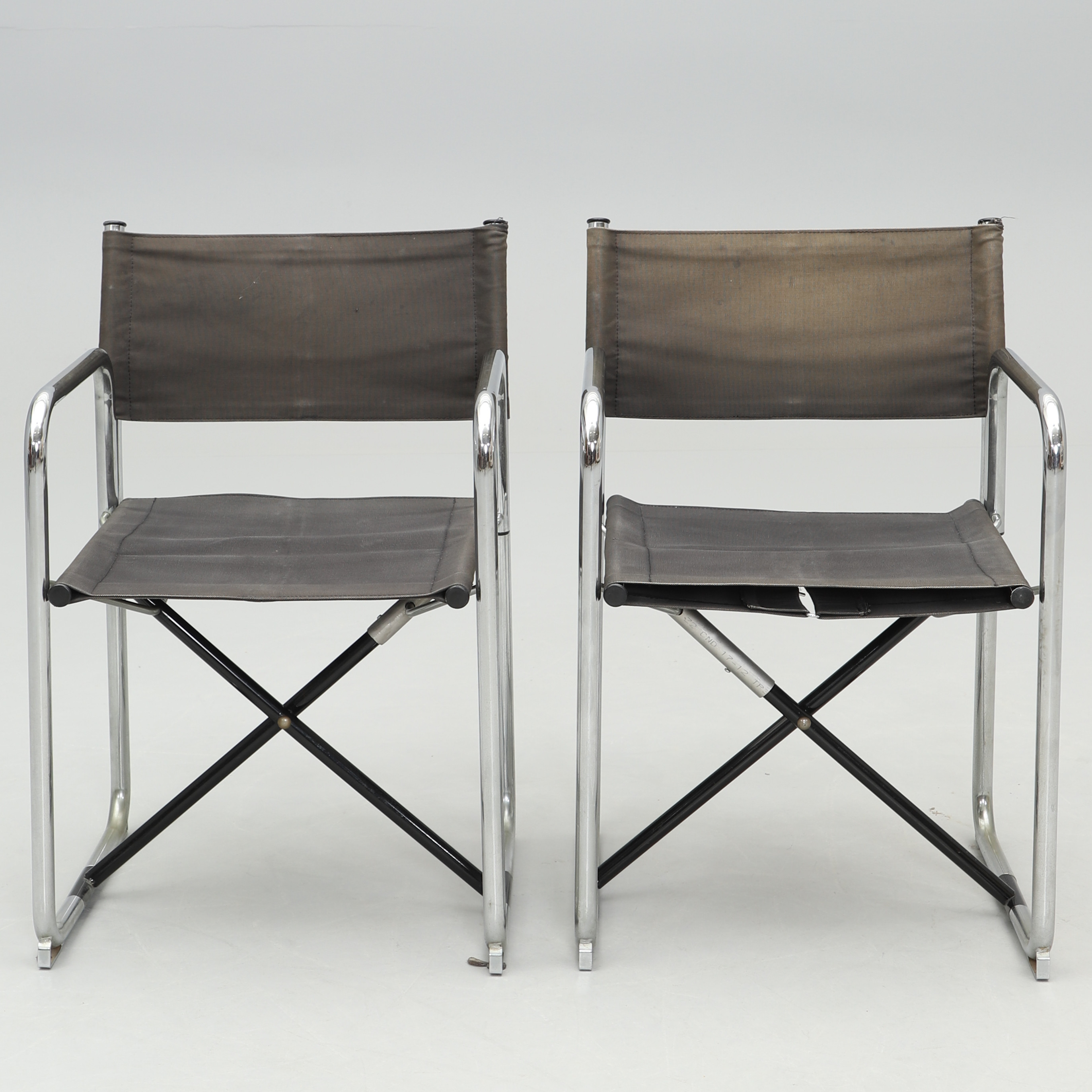 BÖRGE LINDAU & BO LINDEKRANTZ. Regissörsstolar, ett par, X75-2, Lammhults.