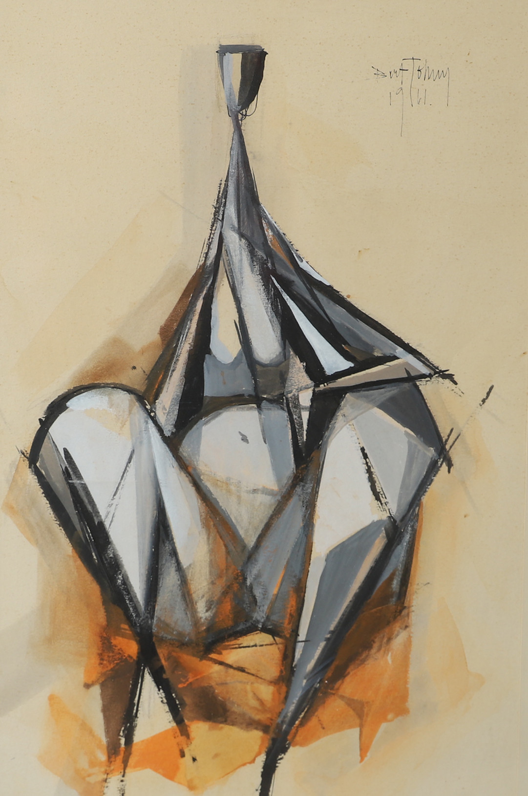 BERT JONNY NILSSON. Figurkomposition, blandteknik, signerad Bert Jonny.