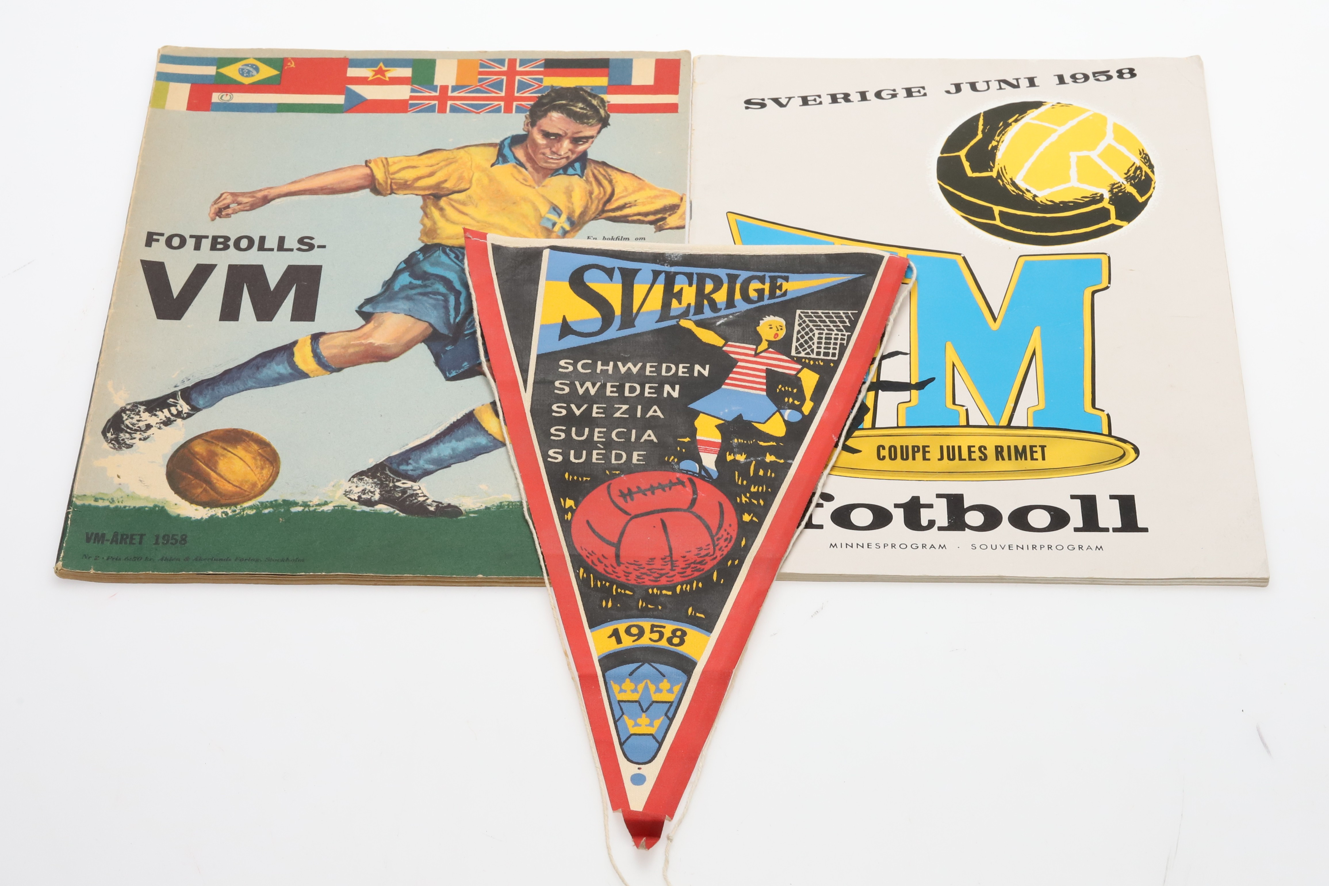 Sportmemoribilia, Fotbolls-VM 1958.