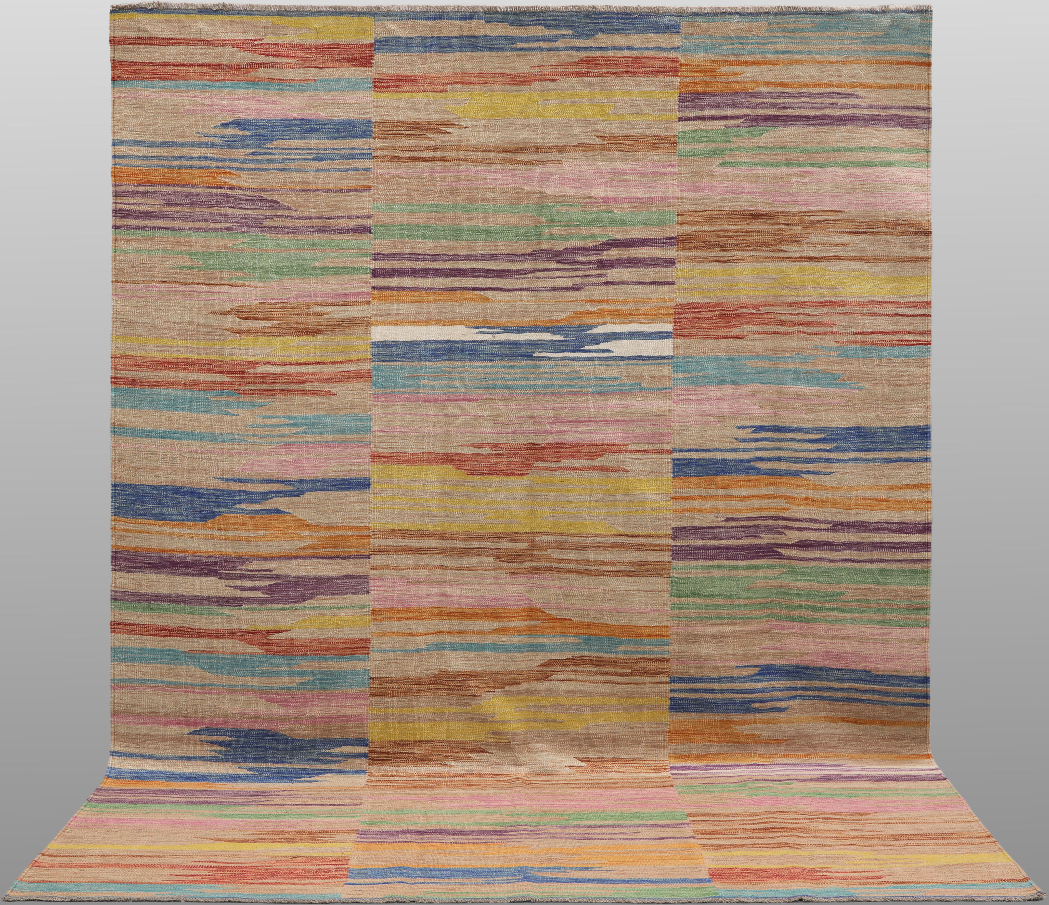 ORIENTMATTA. Kelim modern design, 294 x 202 cm.