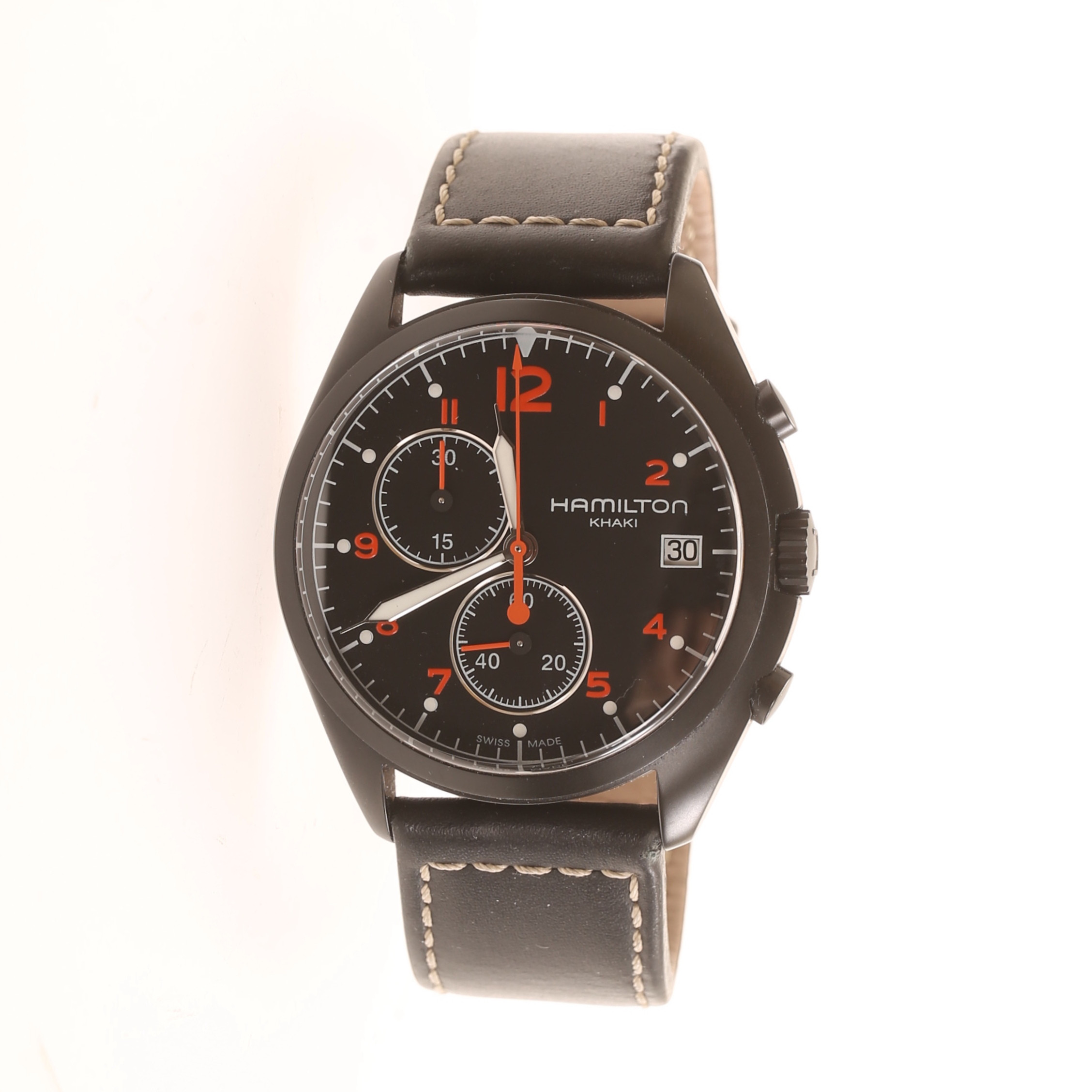 HERRARMBANDSUR, stål, Hamilton Khaki ETO.
