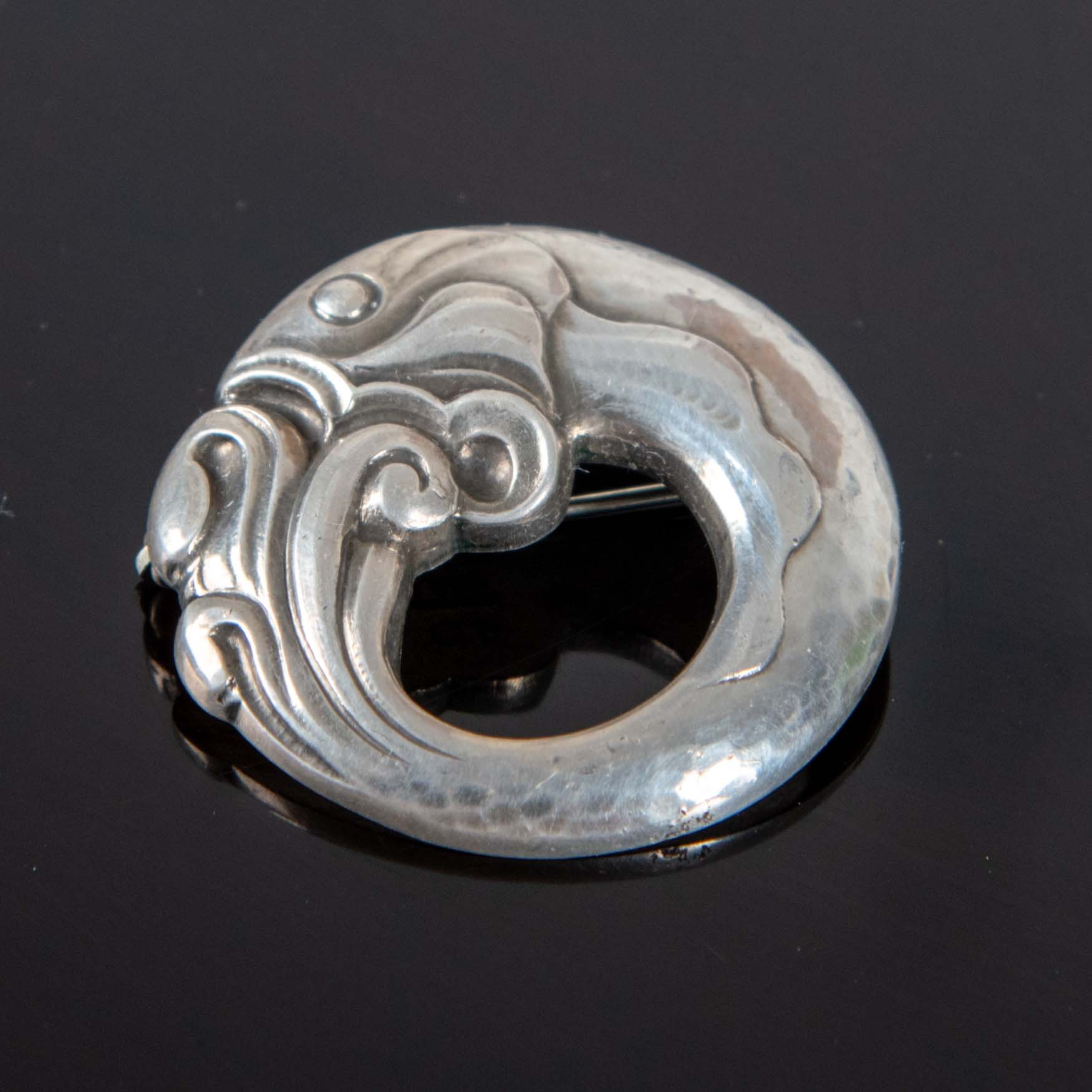 GEORG JENSEN. BROSCH, sterlingsilver, modell 10, Georg Jensen, Danmark.