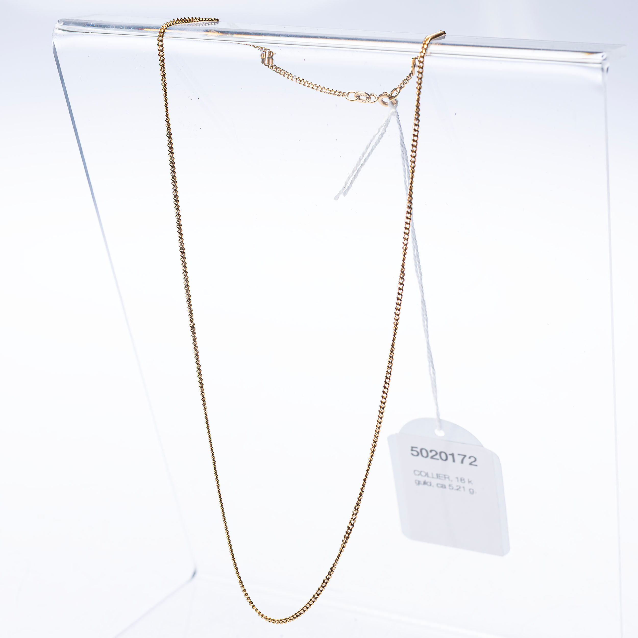 COLLIER, 18 k guld, ca 5.21 g.