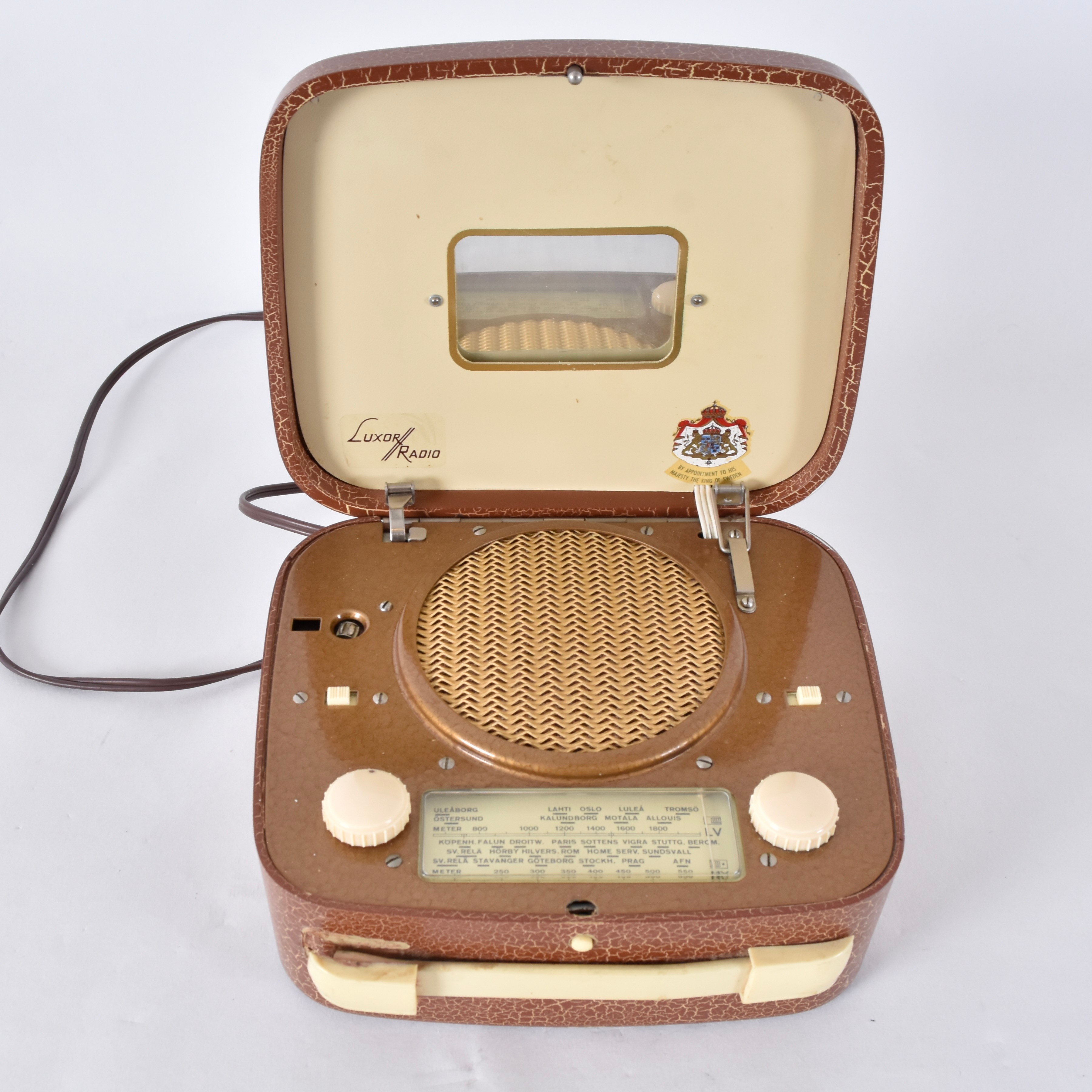 STRANDRADIO, Luxor, 1950 tal.