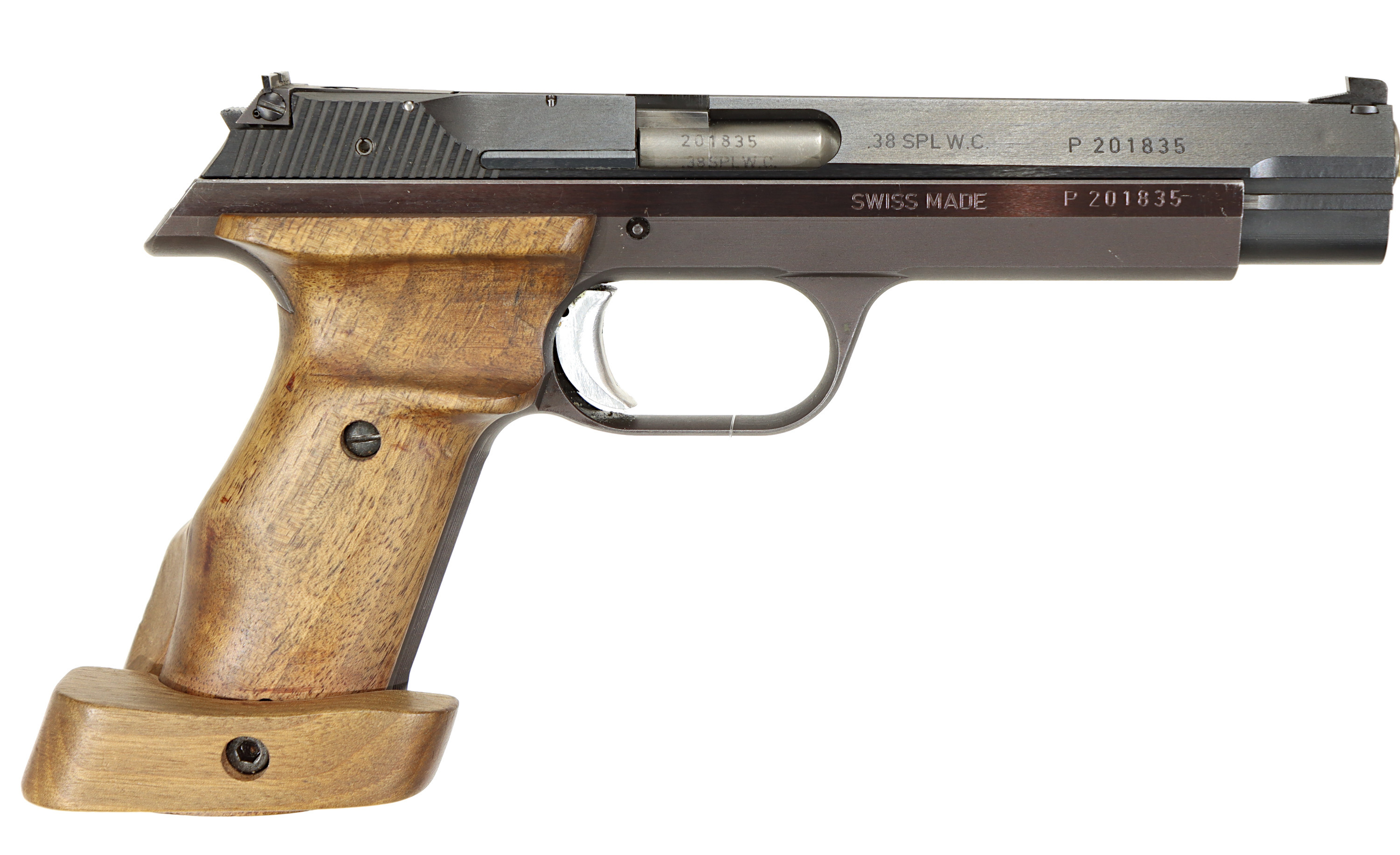 PISTOL M VÄXELSATS, fabrikat Hämmerli, modell P240, kaliber .38 Special WC, tillv.nr P201835, se-nr SE1318801.