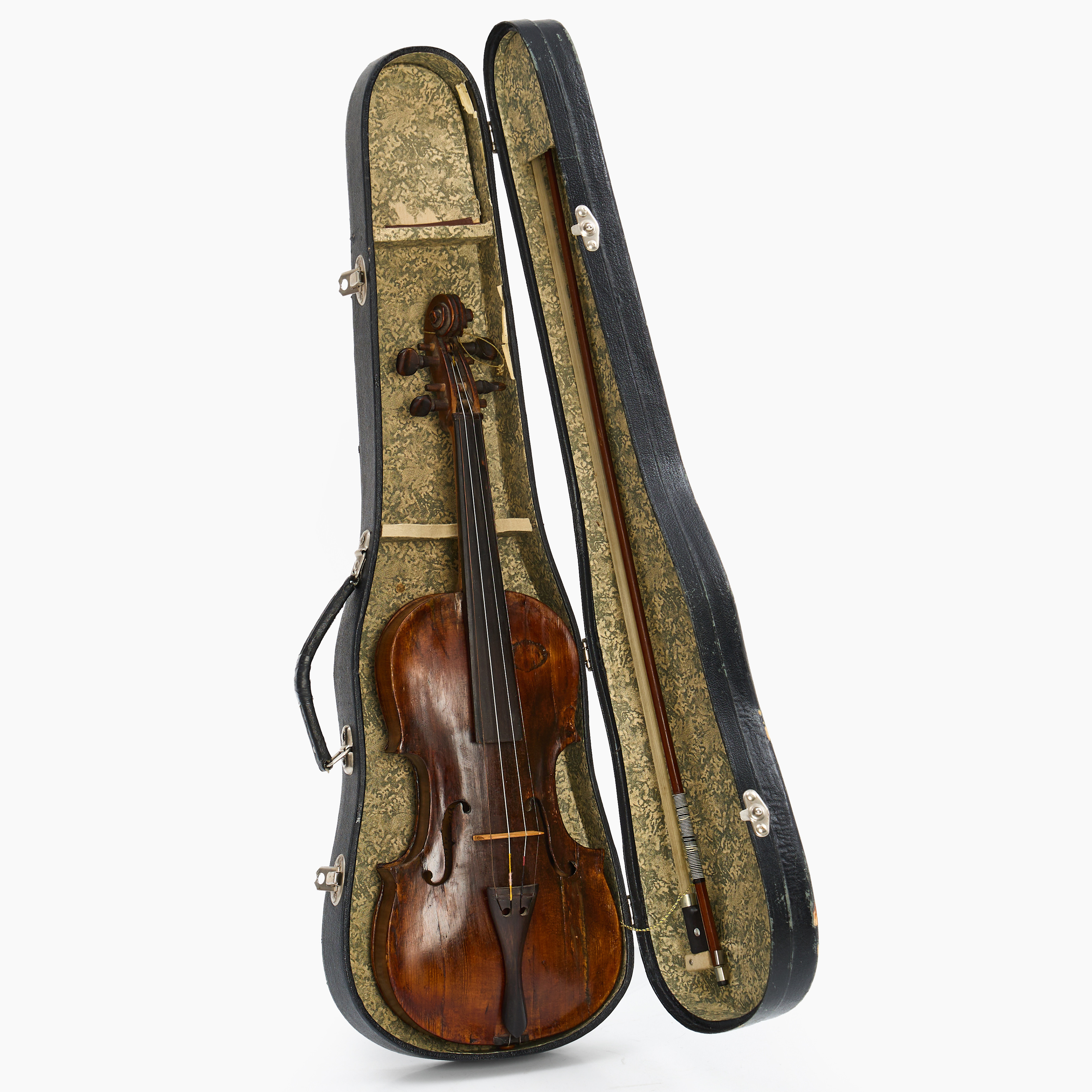 VIOLIN MED STRÅKE, Anders Svanström, Strängnäs, tidigt 1800-tal (1821).