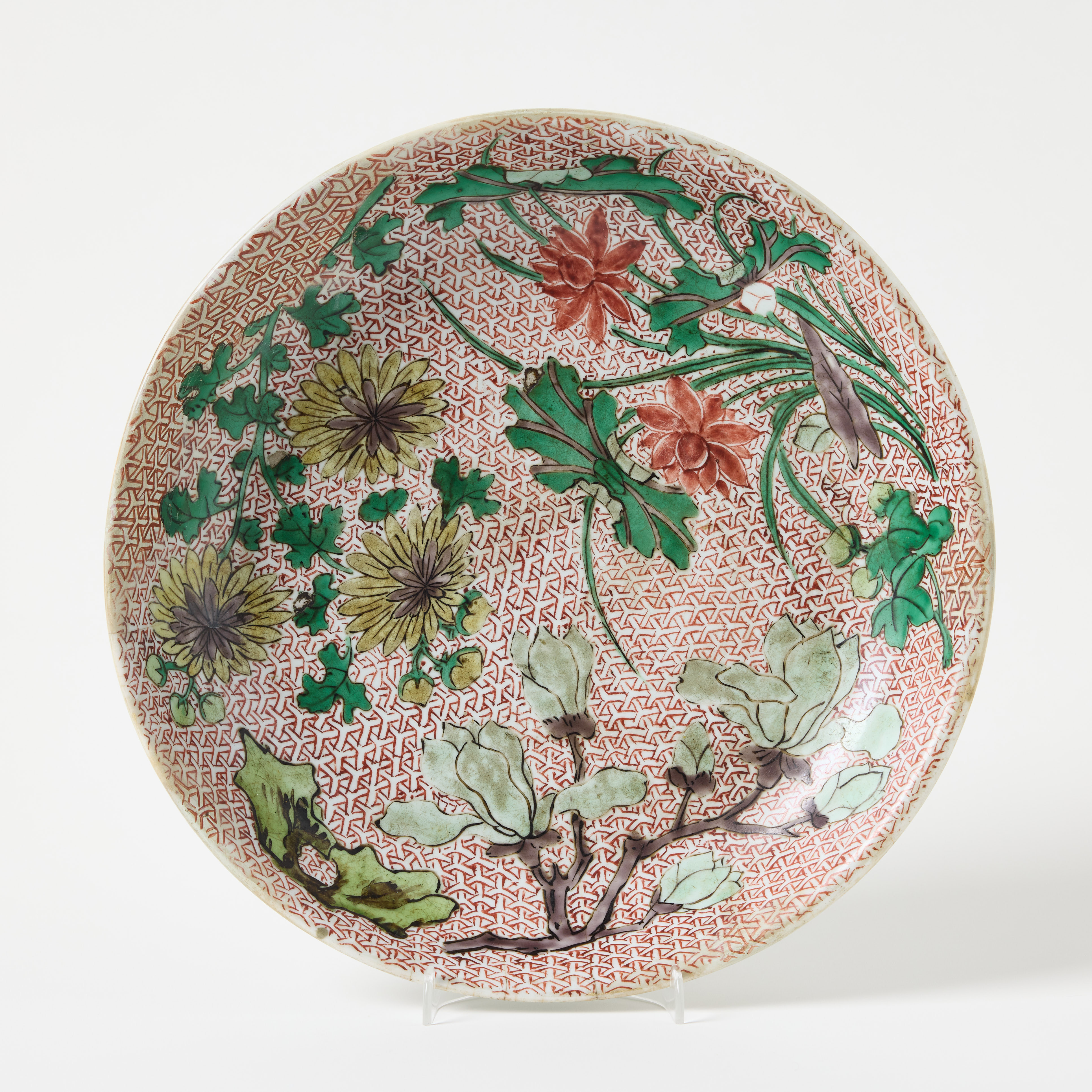 A Chinese Wucai Dish.
