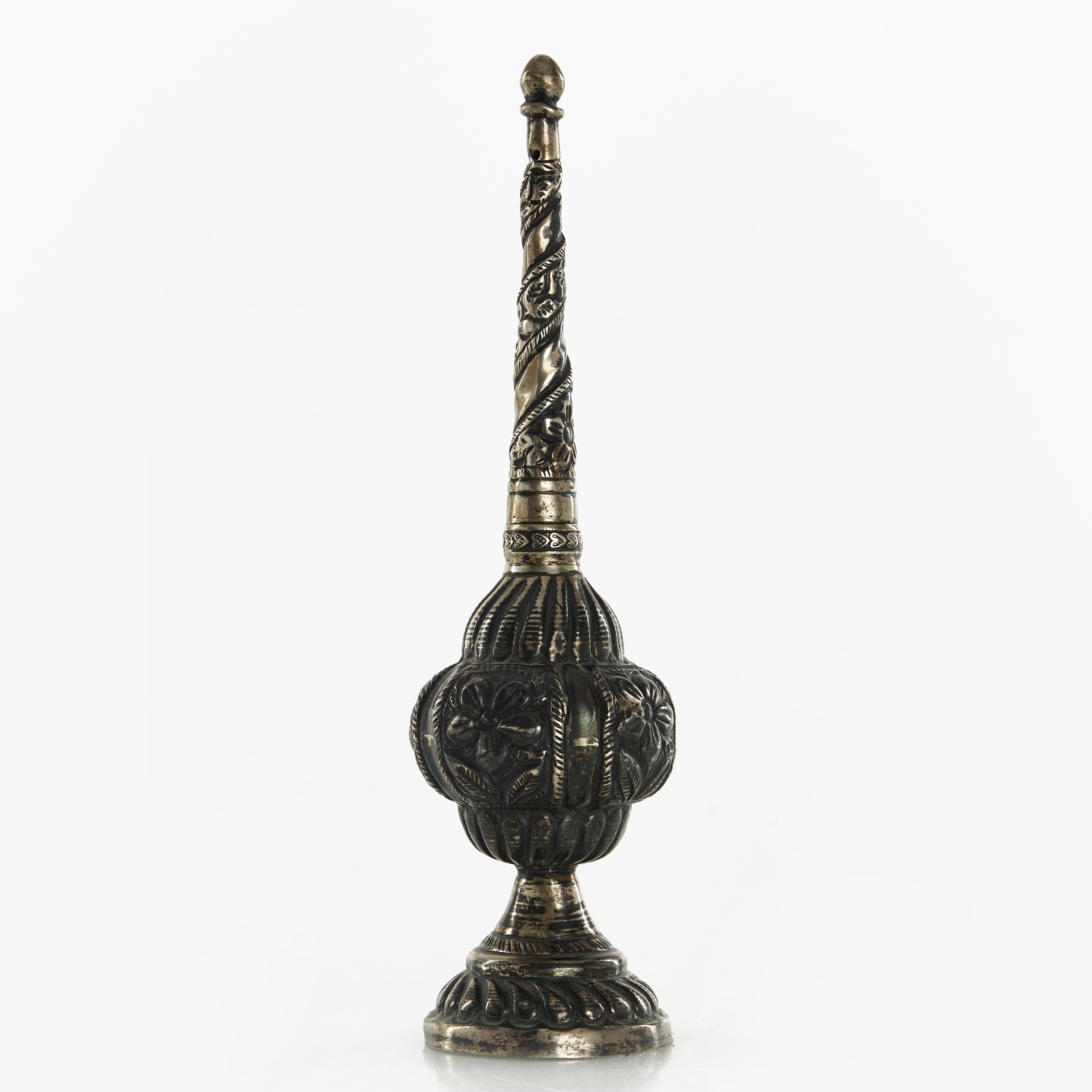 VATTENDROPPARE, låghaltigt silver, Indopersisk, 1800-tal.