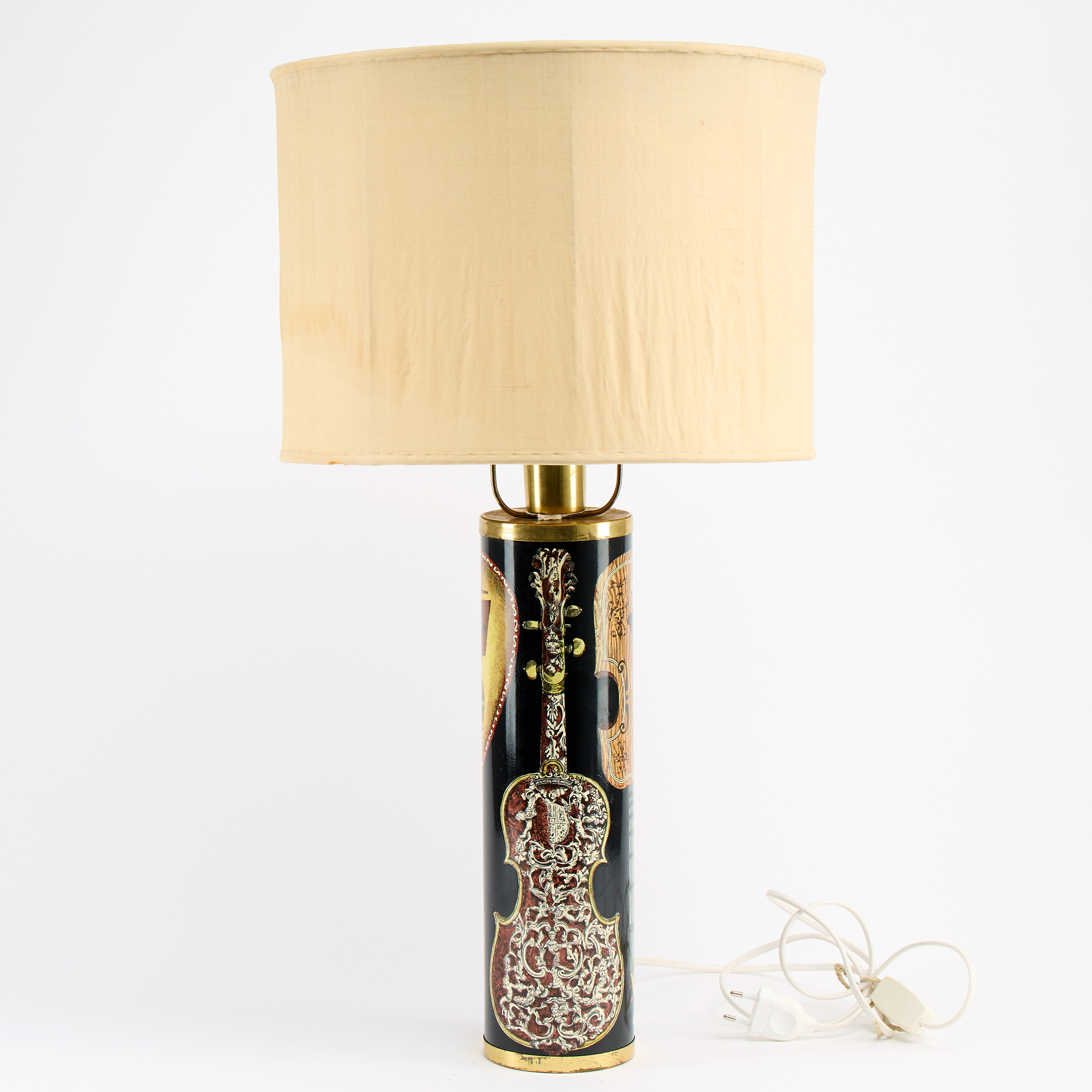 PIERO FORNASETTI. Bordslampa, "Strumenti Musicali", Italien, 1950-tal.