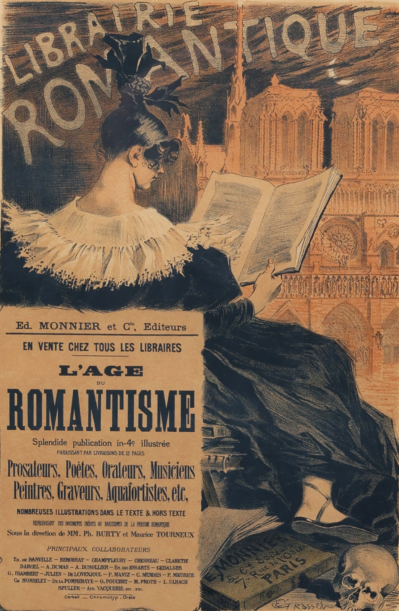AFFISSCH. "L ´AGE DU ROMANTISME", Les Maitres de i ´Affiche PL 42.