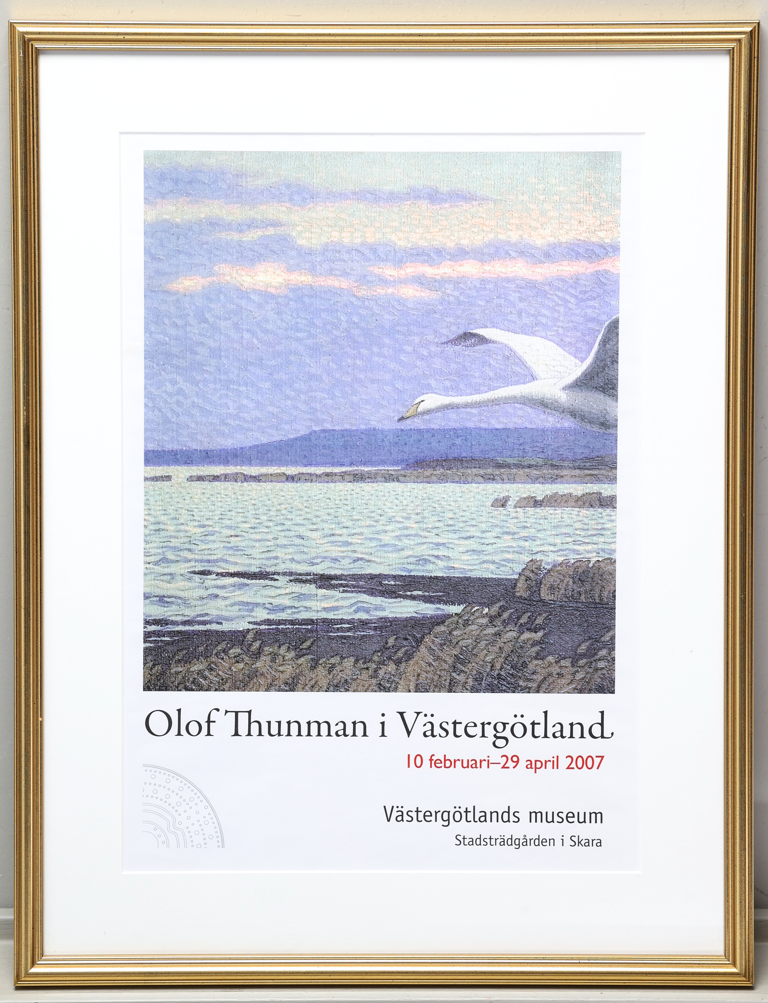 UTSTÄLLNINGSAFFISCH. Olof Thunman, efter.