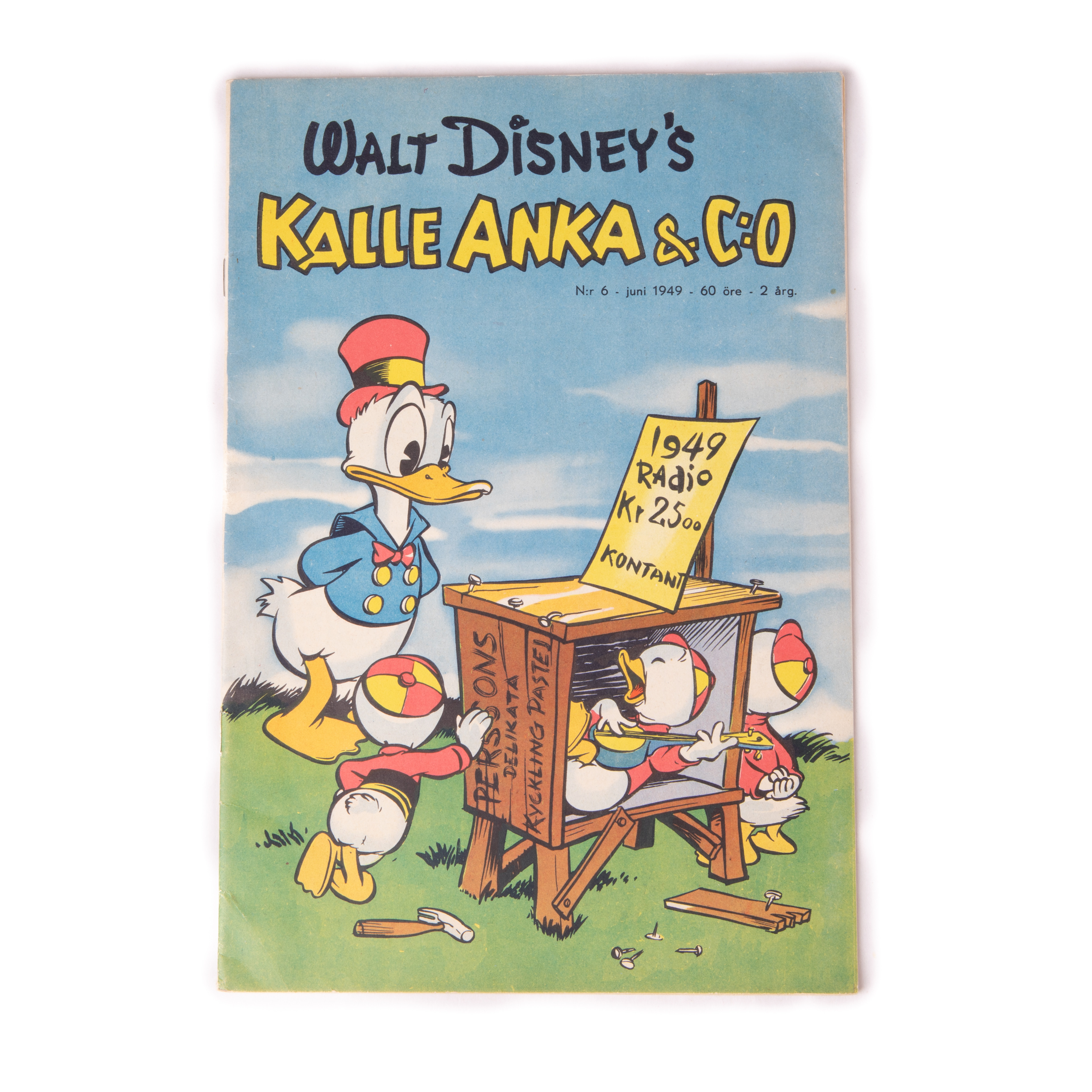 KALLE ANKA, Nr 6 juni 1949, Årg. 2. Sverige.