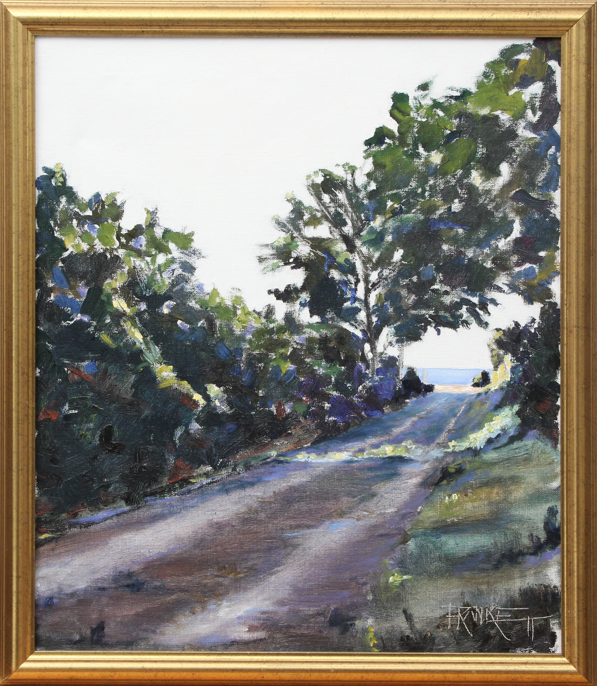 LARS FRANKE. OLJA, på duk, signerad.