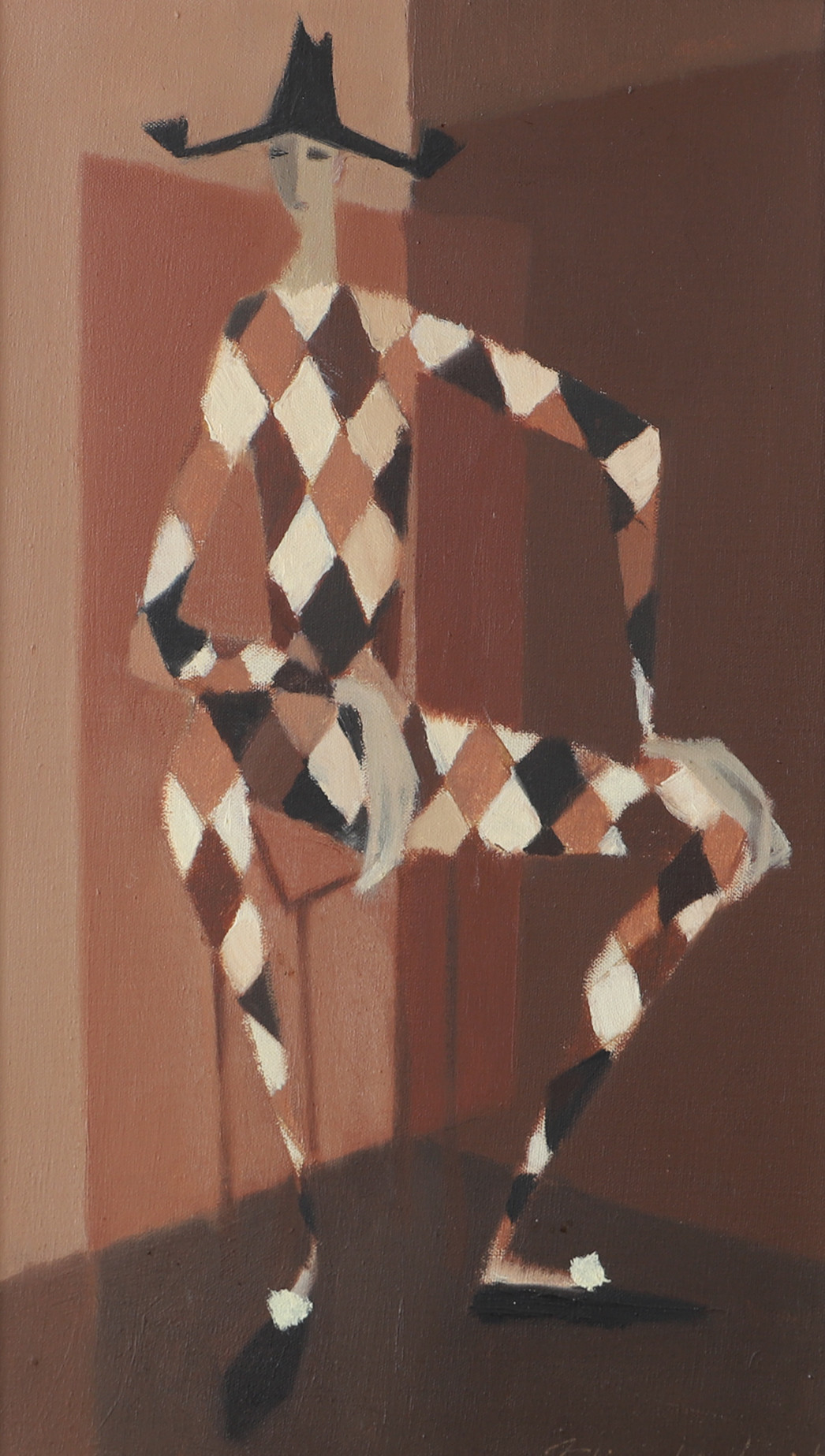 FABIAN LUNDQVIST. Jycklare, olja på duk, signerad.