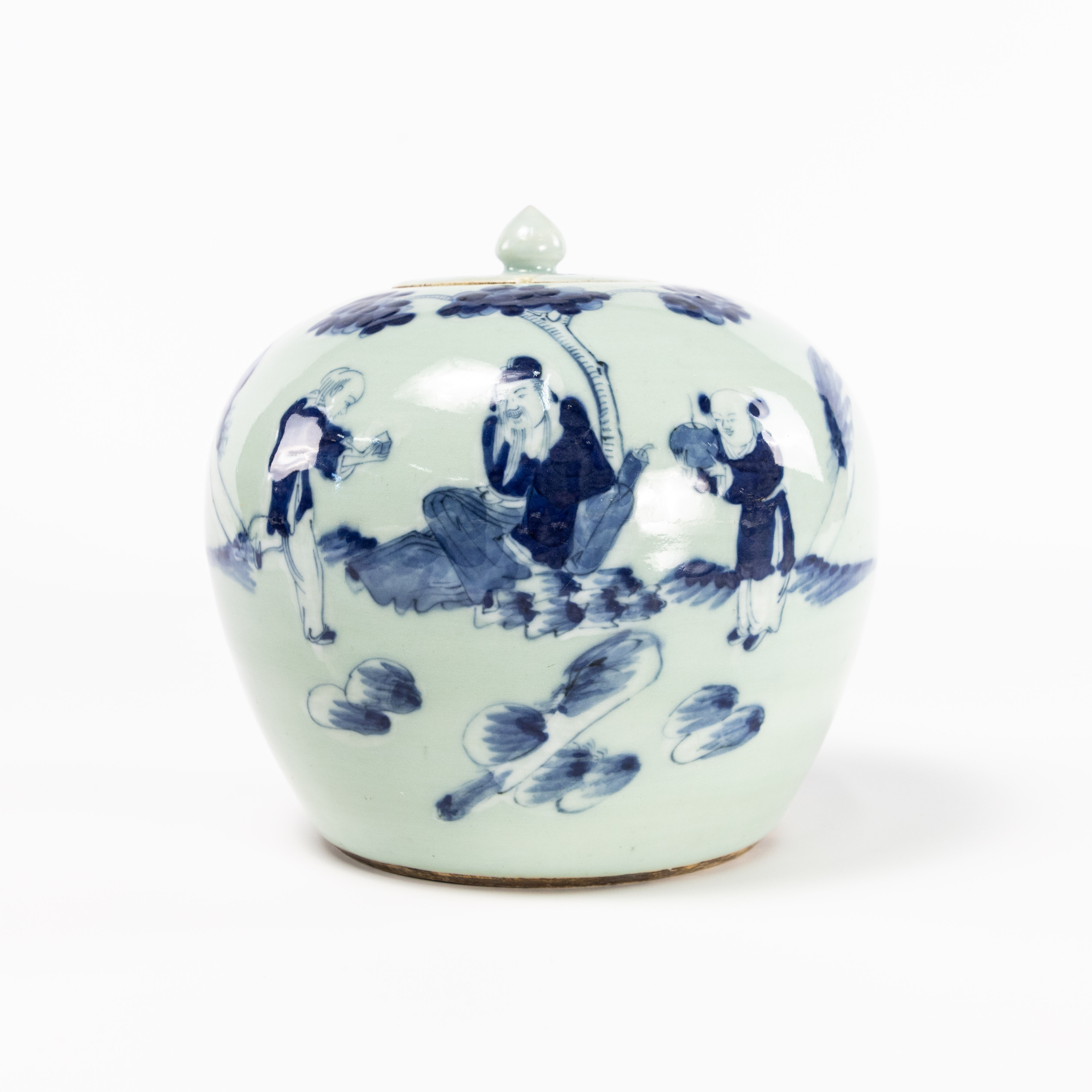 BOJAN MED LOCK. Kina, 1800-tal.
