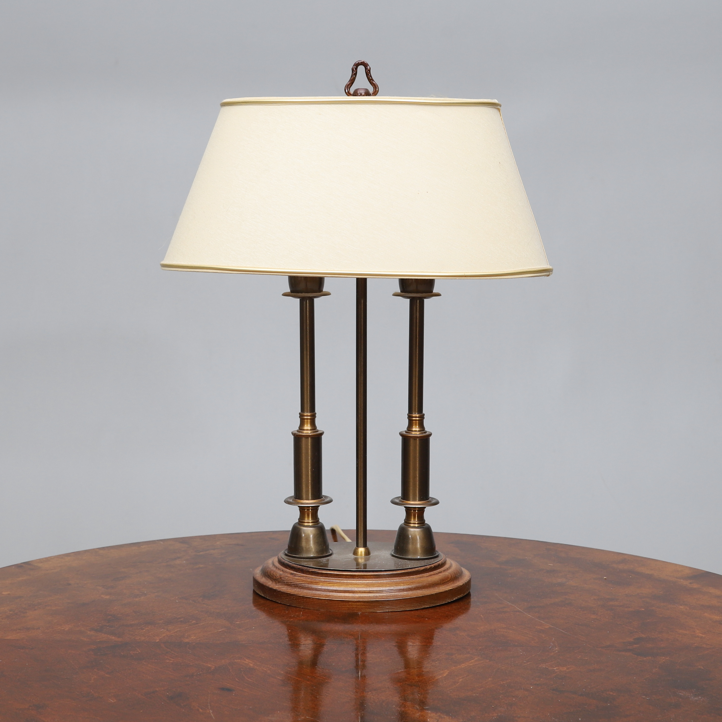 BORDSLAMPA, trä/metall, Dahlqvist & Johansson, 1900-talets andra hälft.
