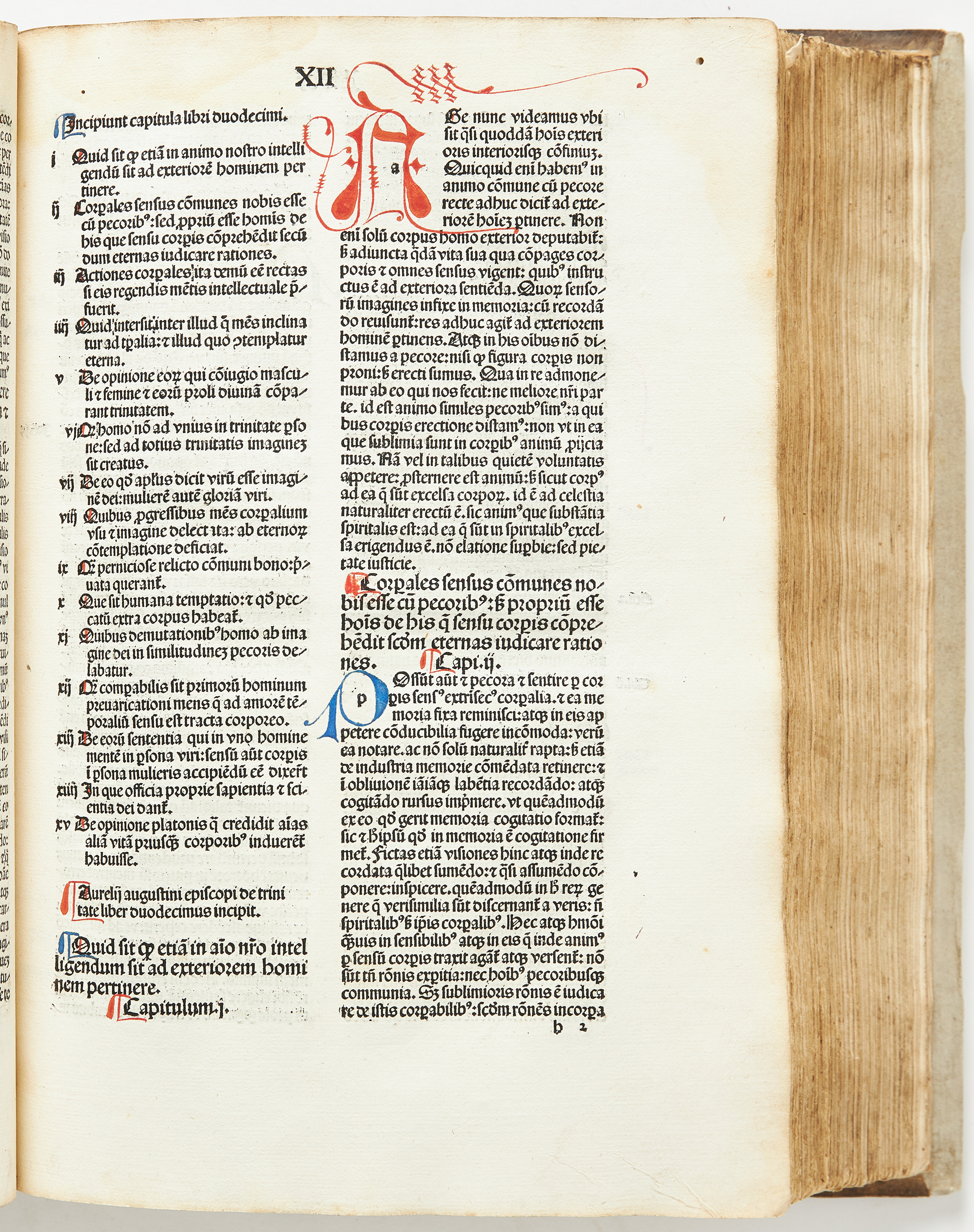 AUGUSTINUS, DE TRINITATE & DE CIVITATE, BASEL 1489.