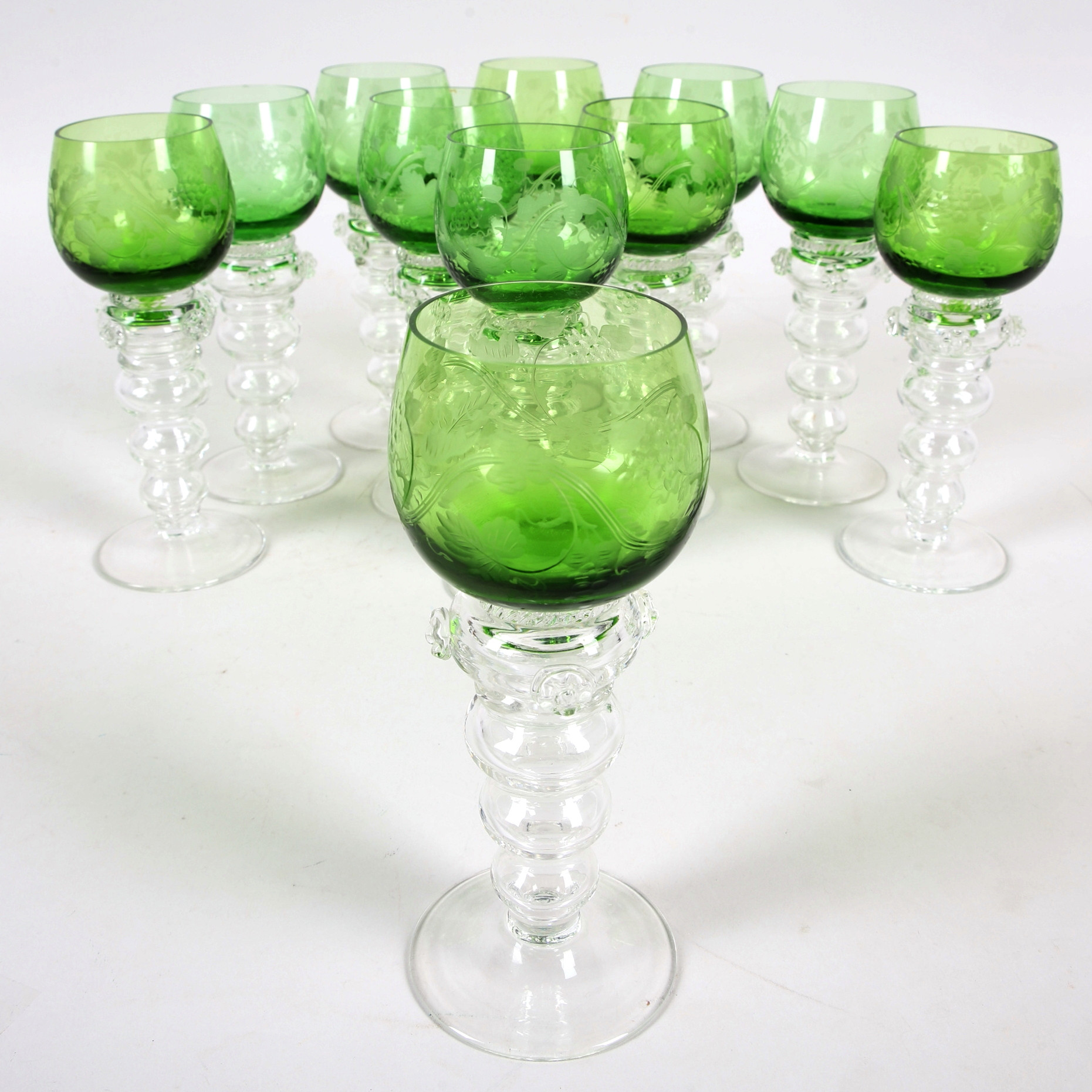 REMMARE, grönfärgad kupa, 1900-tal.