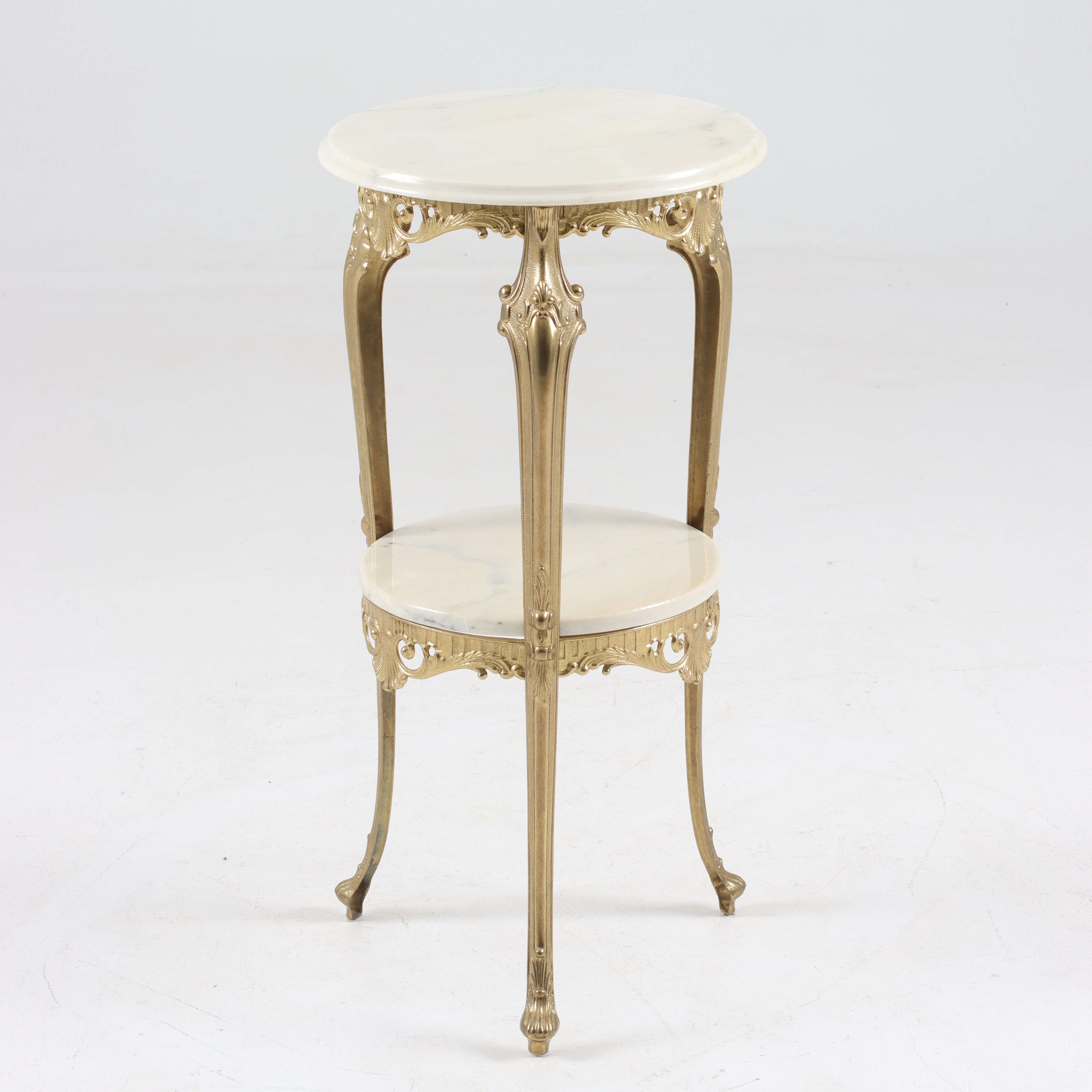 BLOMBORD/PIEDESTAL, mässing, sten, 1900-tal.