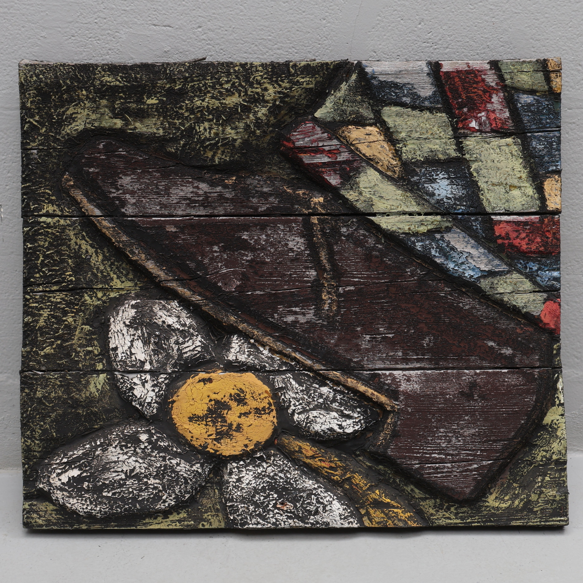 CALLE ÖRNEMARK. Skulptur, "Sol, sol, jag vill leva", signerad, daterad 1987.