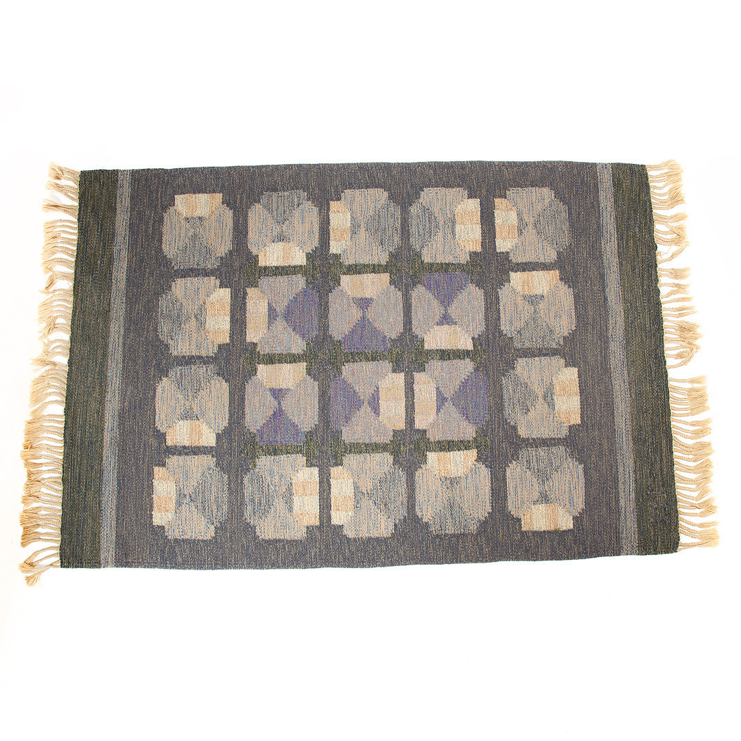 INGA KARIN JONSON. Matta, rölakan, "Harsyra", ur "Treklang"-serien för finska Alestalon Mattokutomo, signerad.