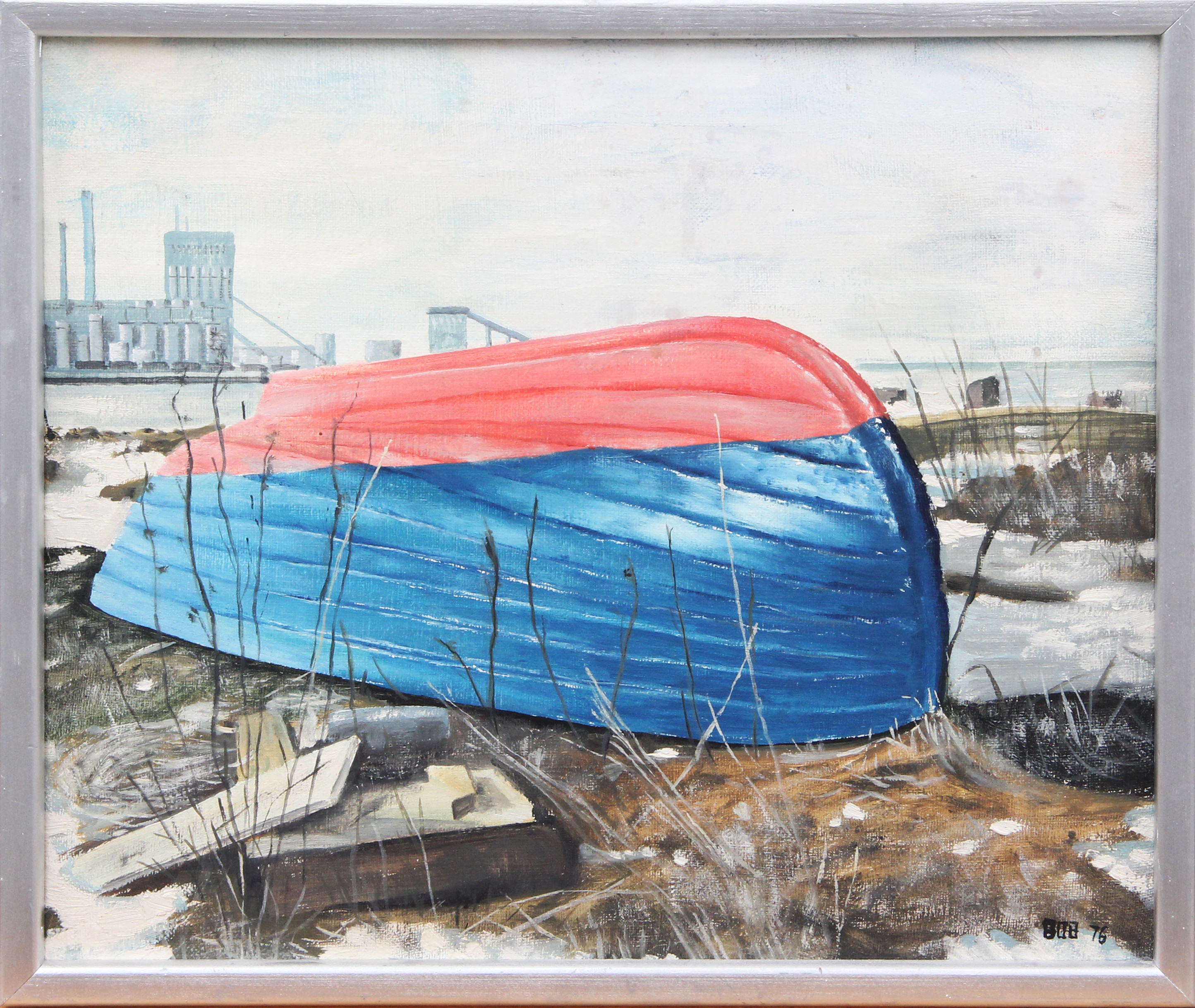 BOB MATSON. OLJA på duk, signerad, 1976.