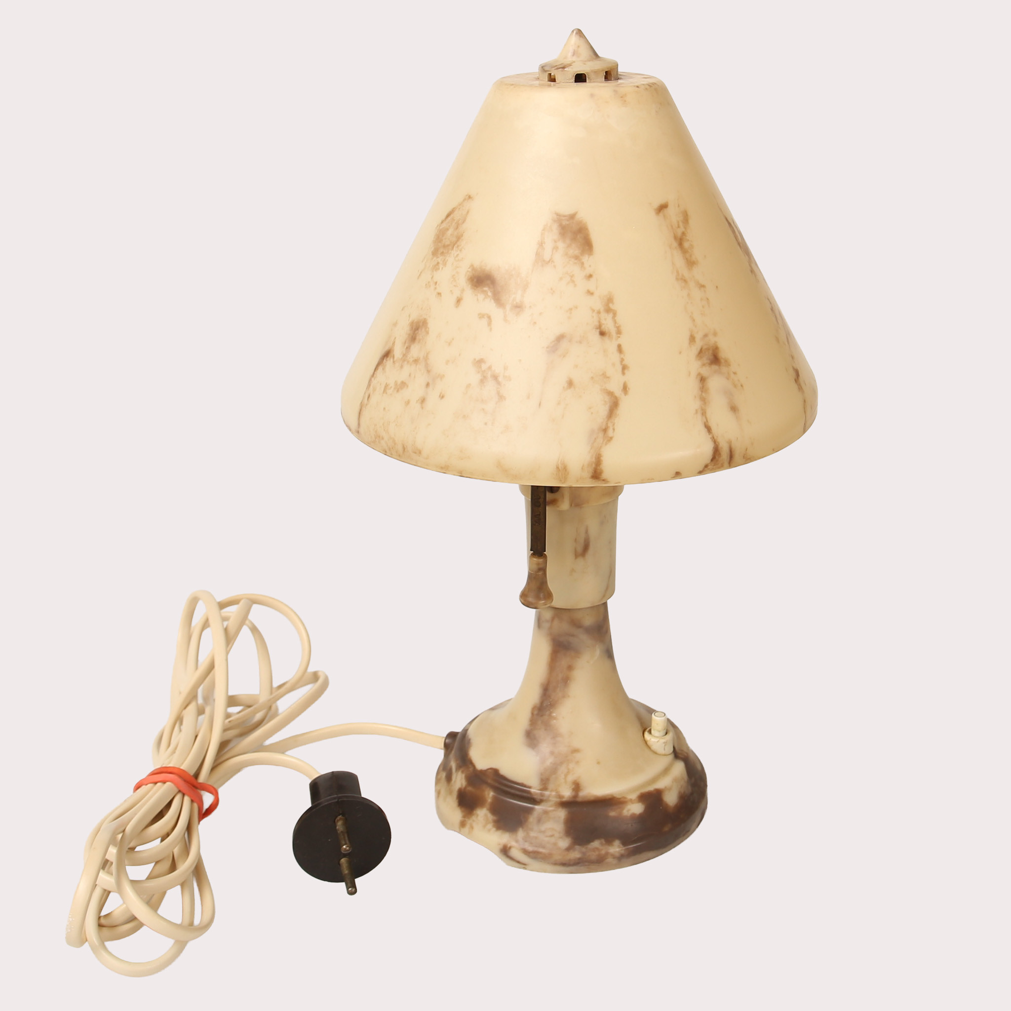 BORDSLAMPA, Bakelit, Brittisk, ca 1920-1930.