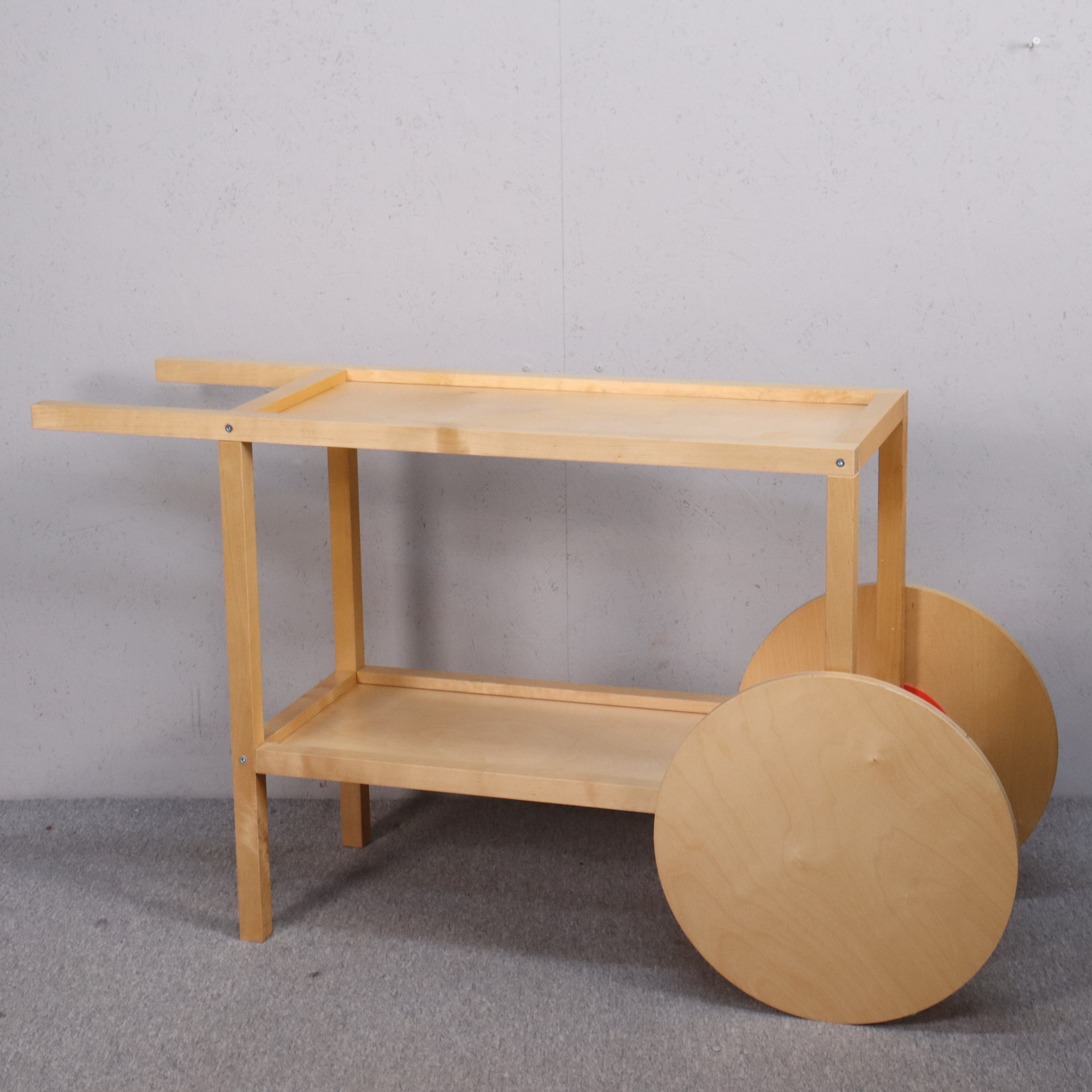 MAGNUS ENGMAN. serveringsvagn, "Trendig 2013", björk, limiterad upplaga, etikettmärkt, IKEA.