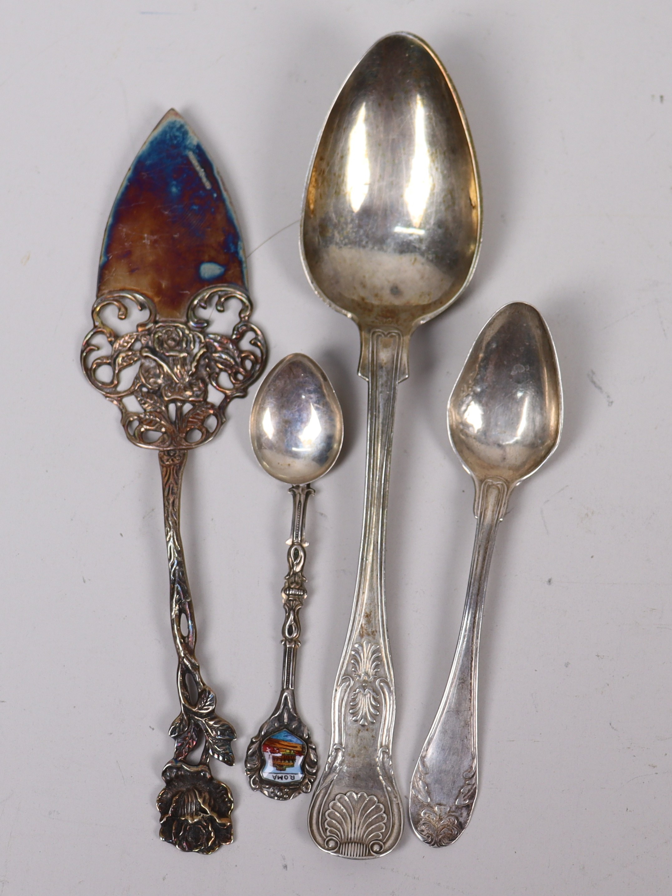BESTICK, silver, 1900/1800-tal, 4 delar.