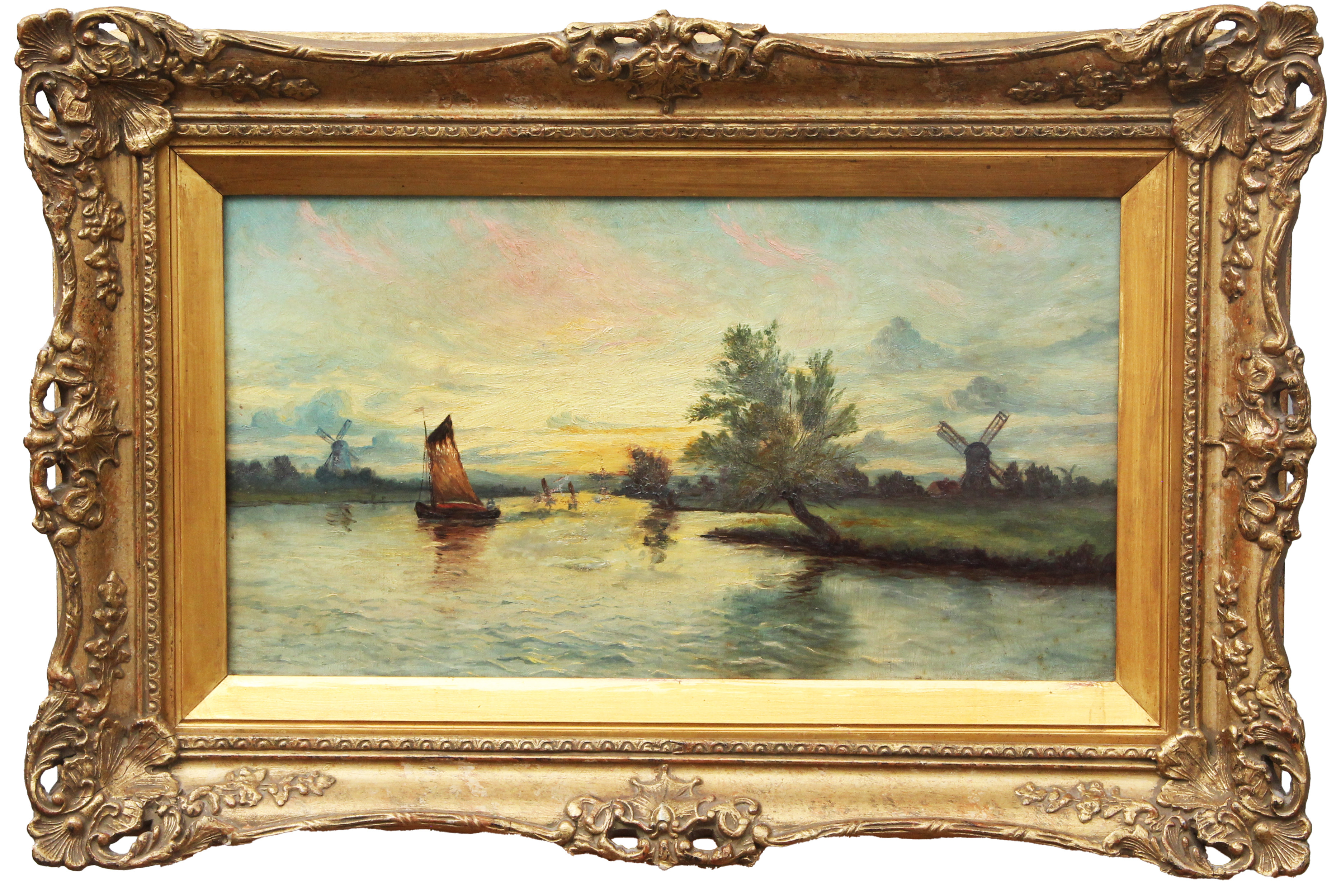 OIDENTIFIERAD KONSTNÄR. OLJA, på duk, signerad.