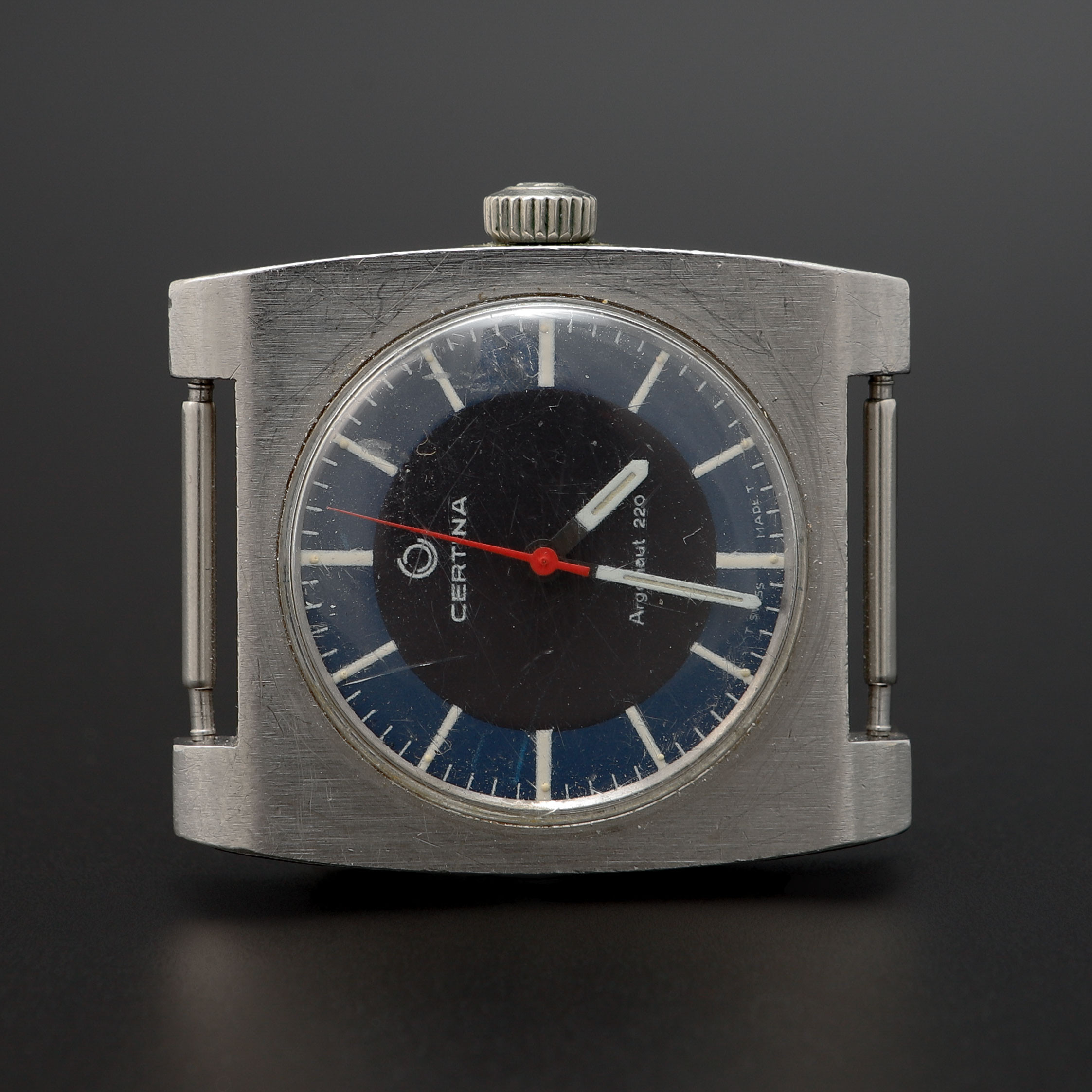 ARMBANDSUR, Certina, Argonaut 220, stål, automatisk, ca 1968.