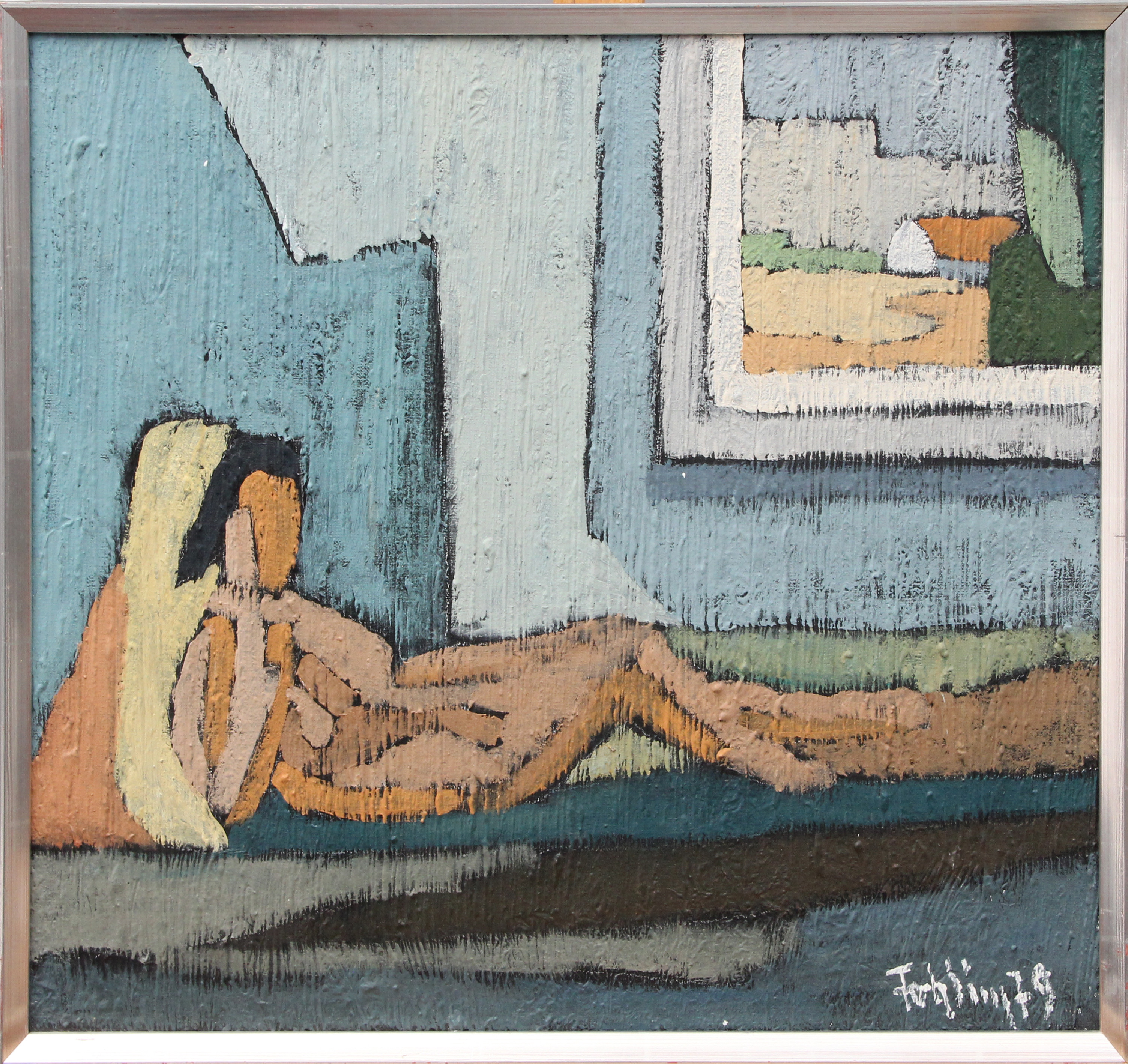 GUNNAR  FOHLIN. OLJA, på duk, signerad, 1979.