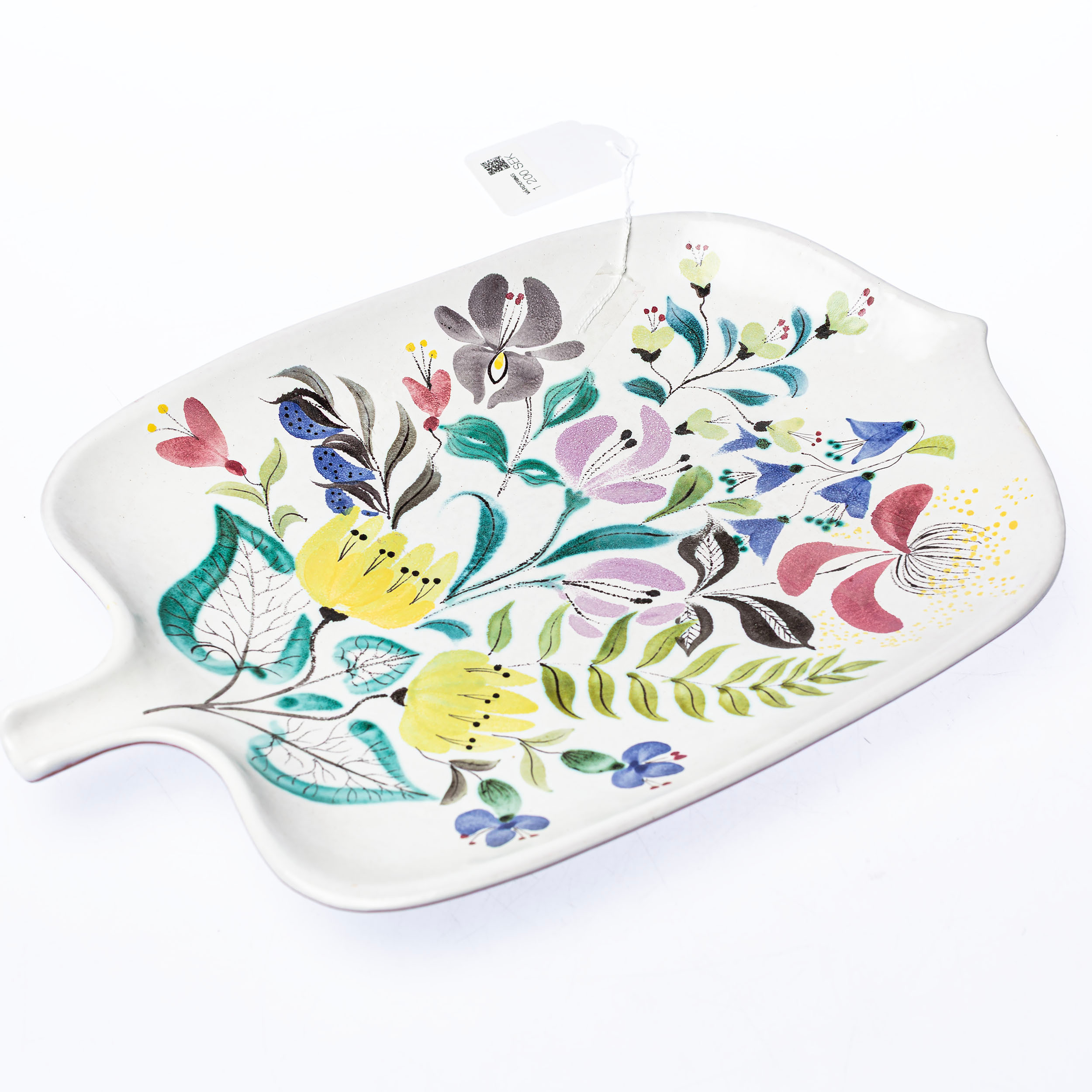 STIG LINDBERG. Fat, fajans, Gustavsbergs studio, 1900 - talets mitt.