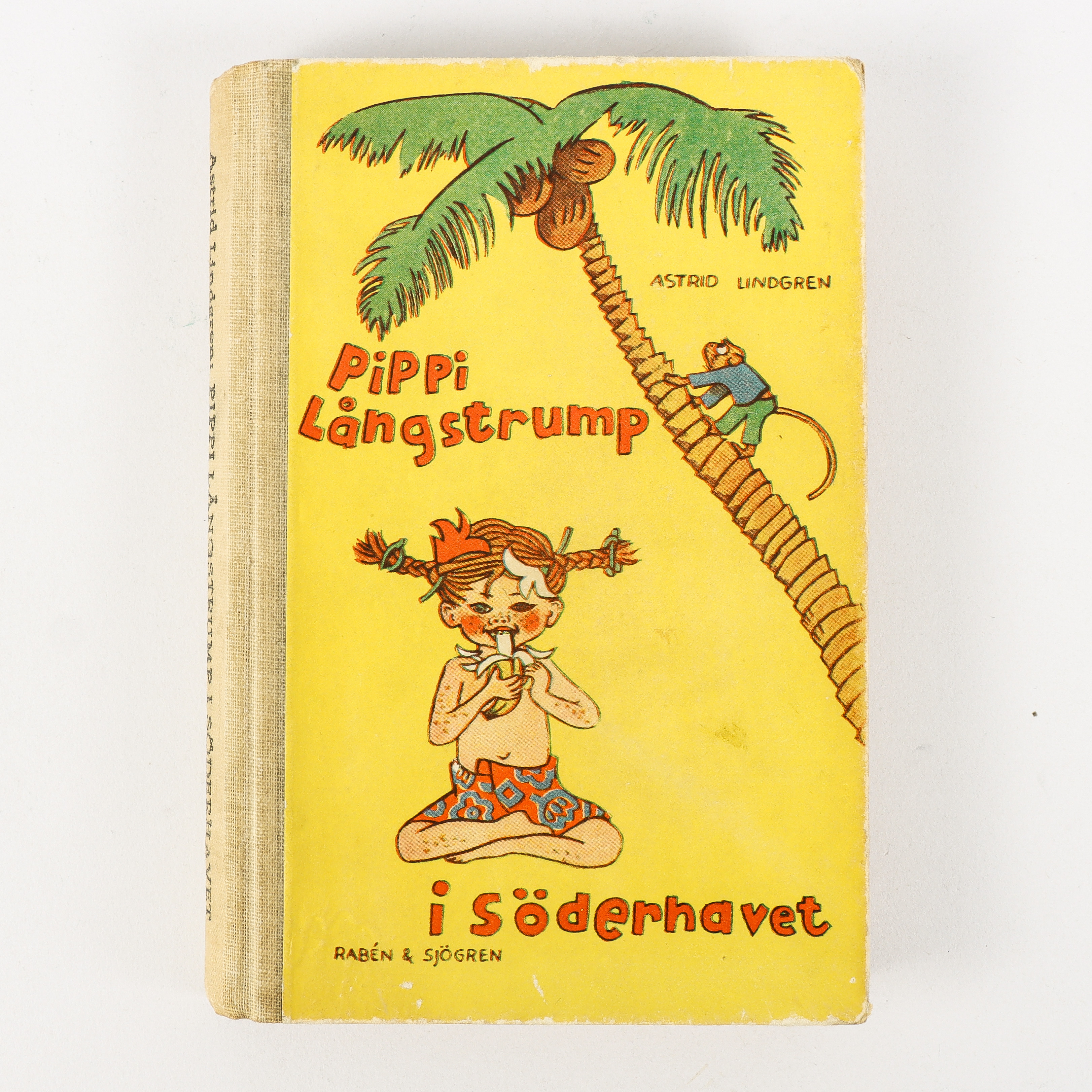 ASTRID LINDGREN. Pippi Långstrump i Söderhavet, första upplagan 1948.