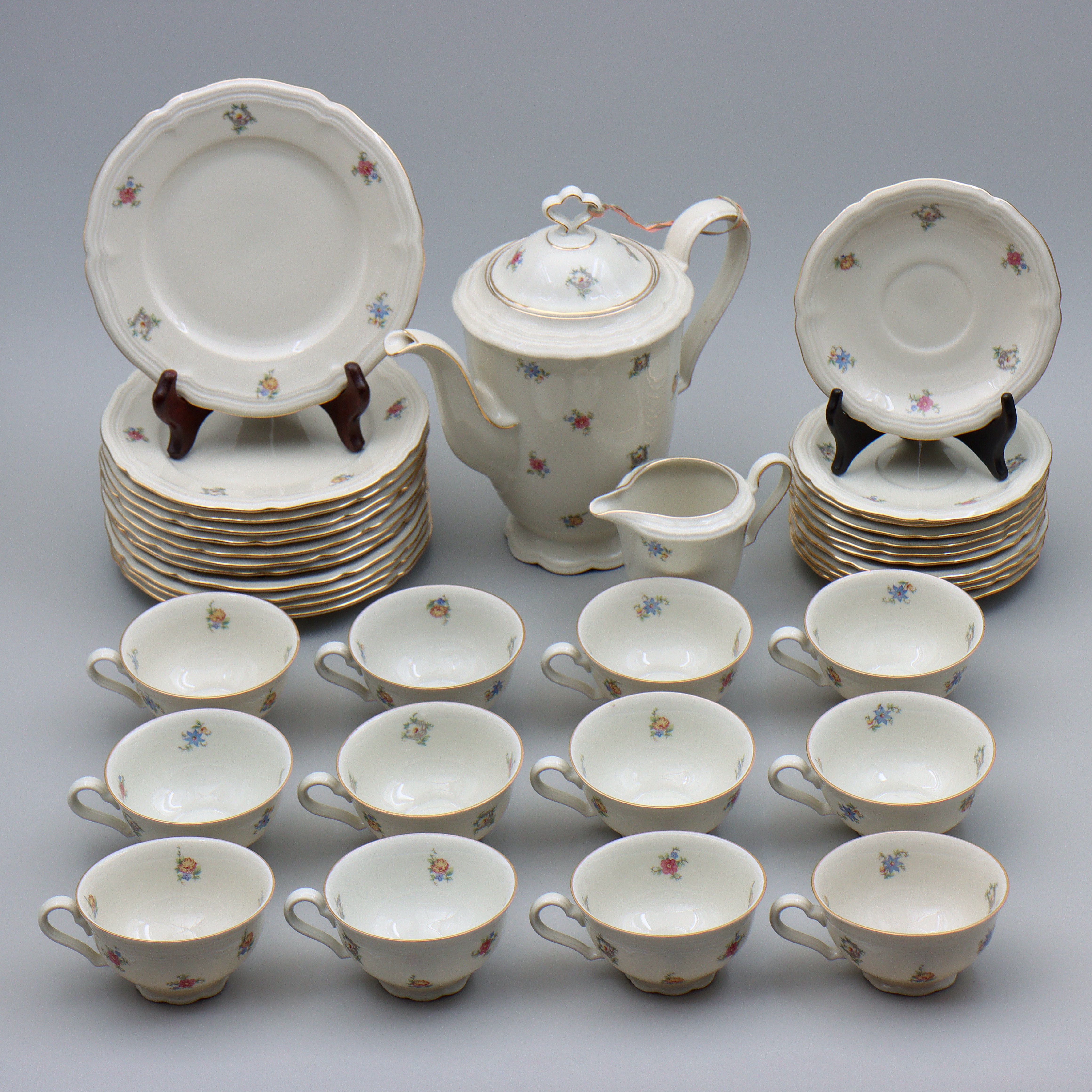 KAFFESERVIS, "MARIE LUISE" SELTMANN WEIDEN, 37 DELAR.