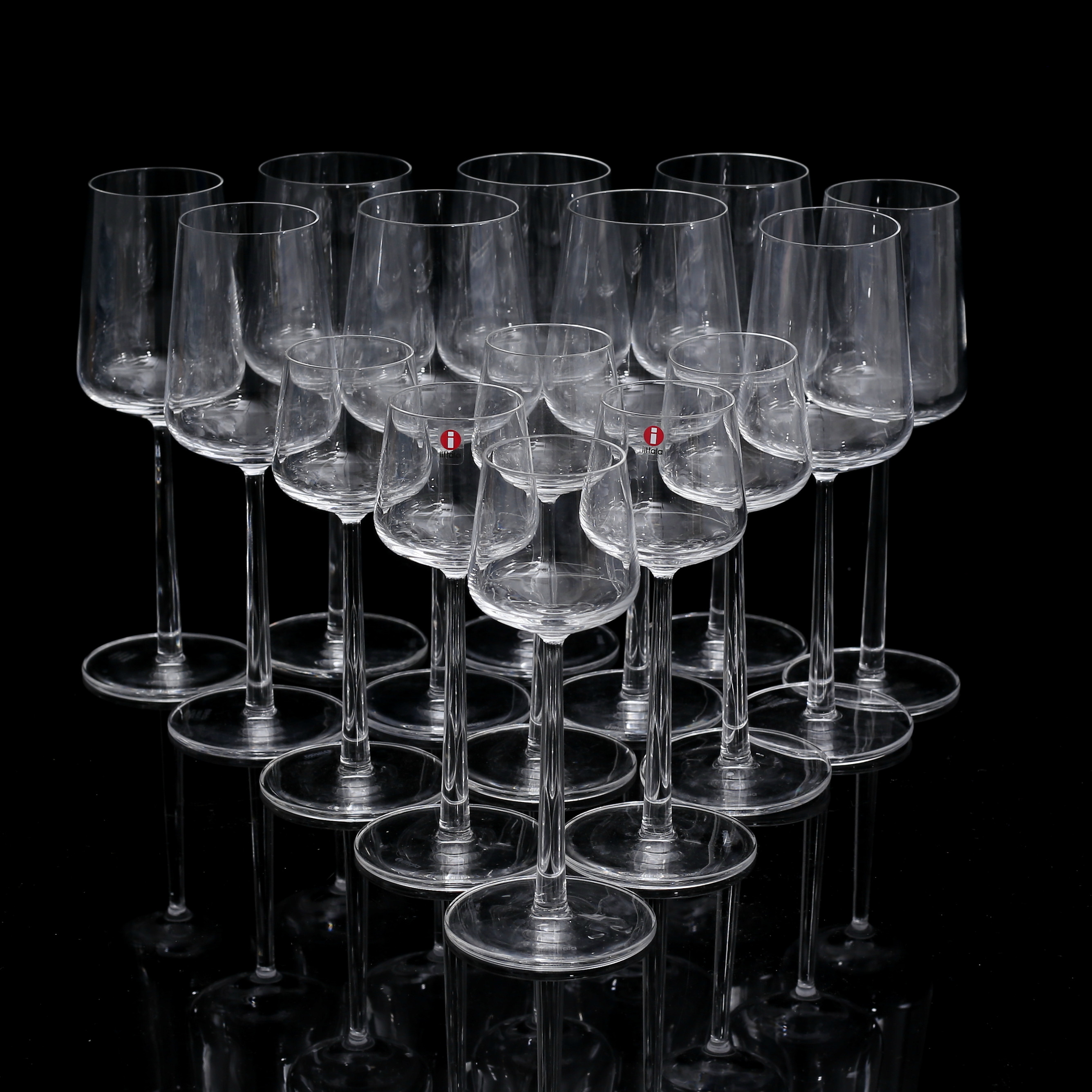 GLASSSERVISDELAR, 15 st, "Essence", Iittala.