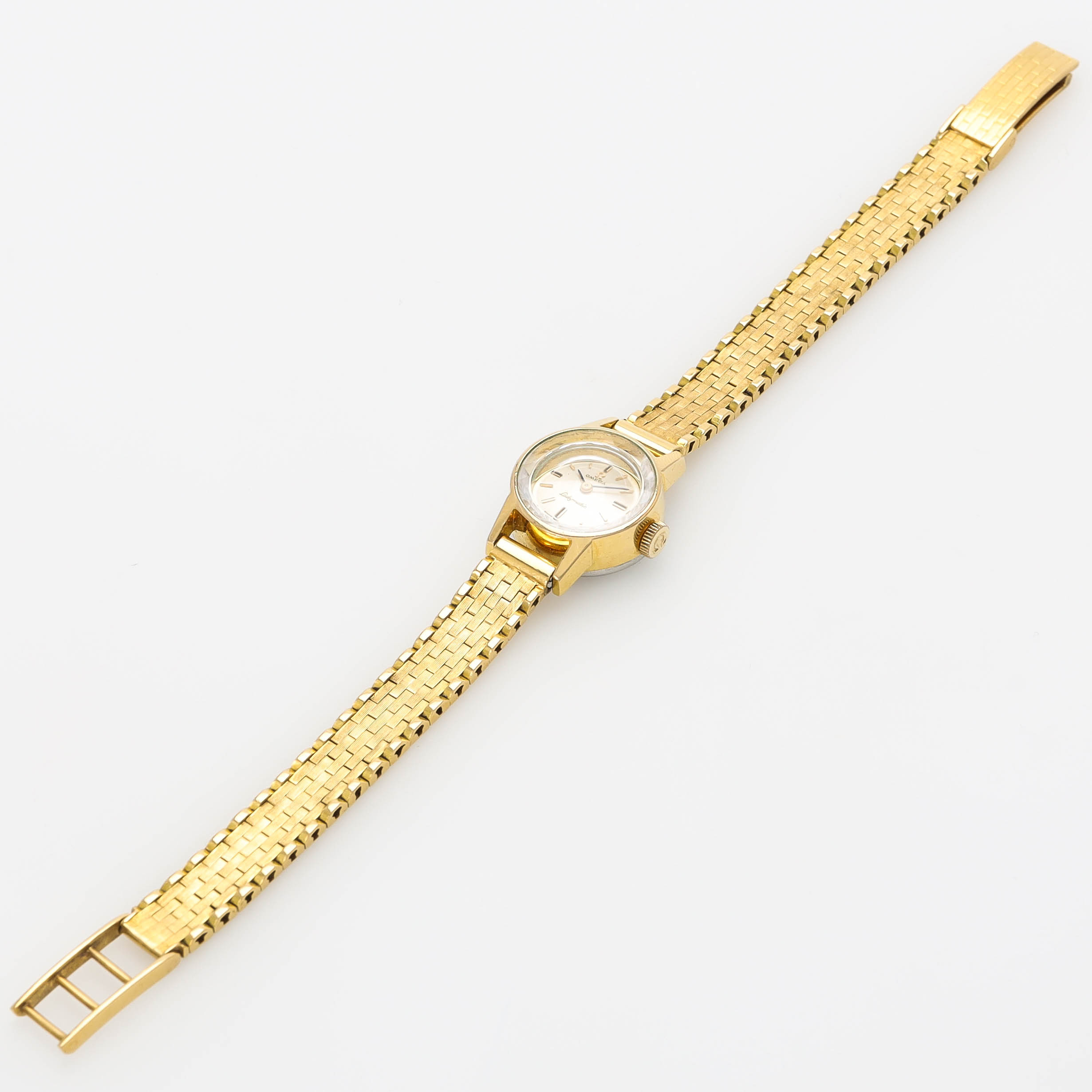 OMEGA, 18 k guld, manuell 17 mm.