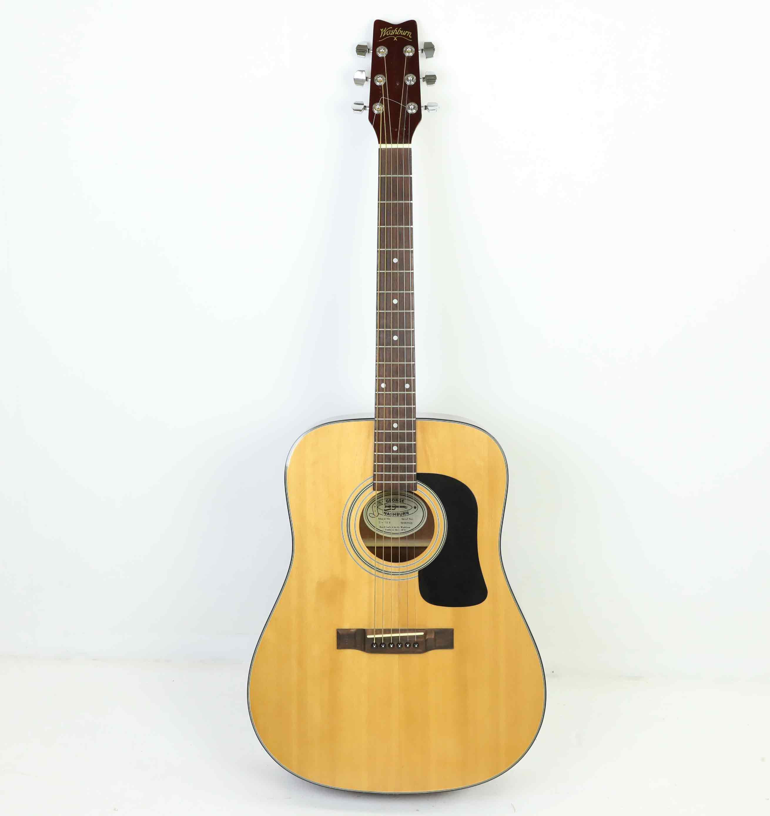 GITARR, akustisk, George Washburn, modell D-10 N, 1900-tal.