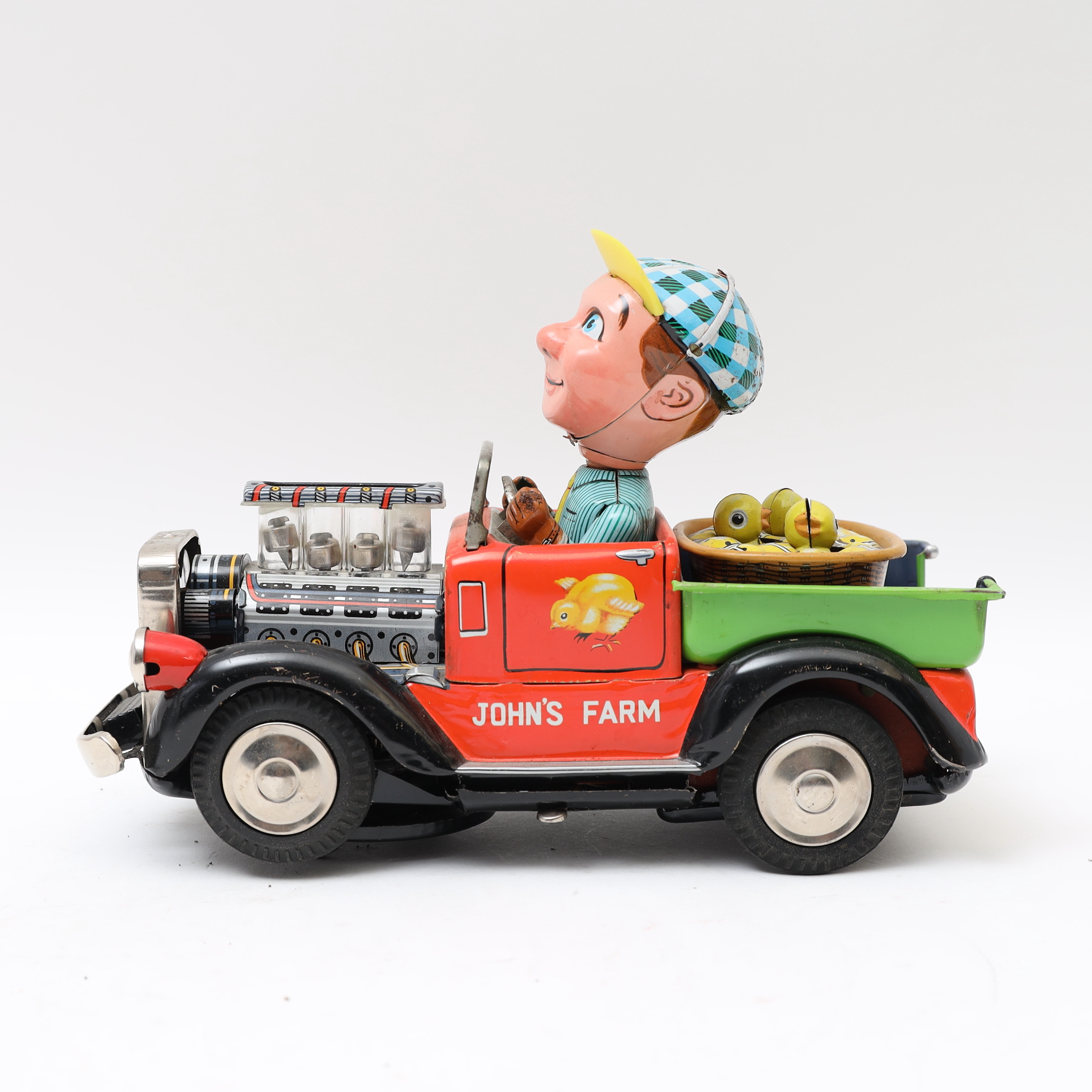 PLÅTLEKSAK, "Johs farm" 1900-tal.