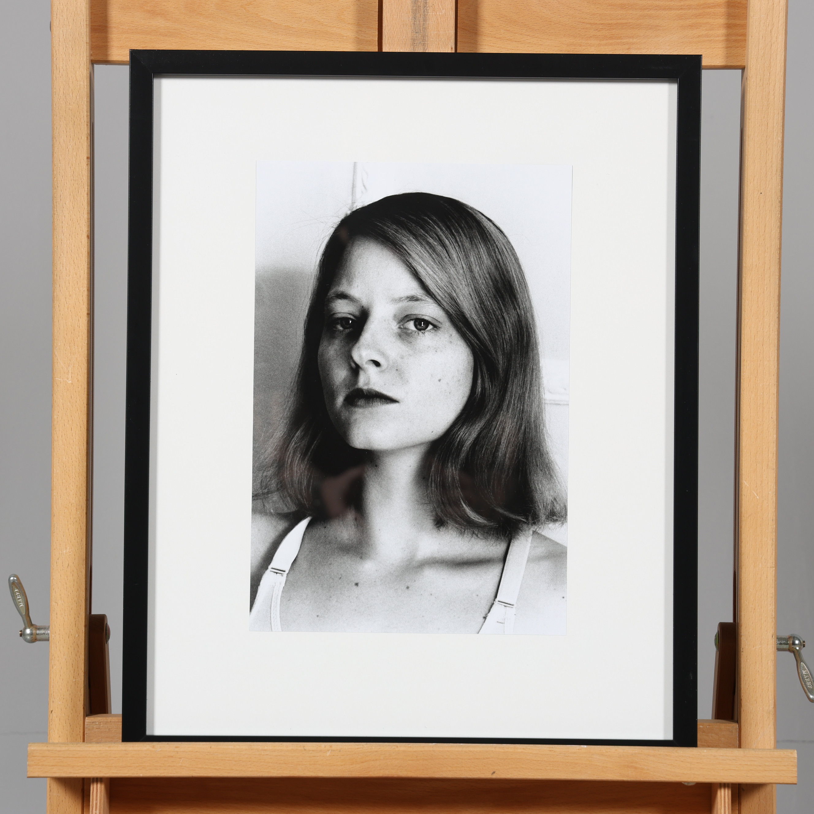 HELMUT NEWTON. EFTER. OFFSETTRYCK, "Jodie Foster, American Vogue, Hollywood 1987".