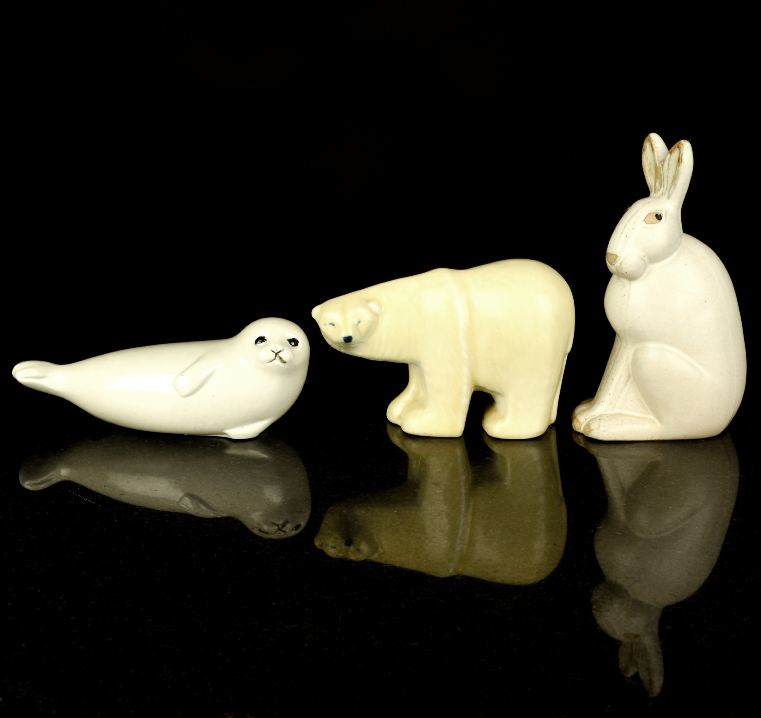 LISA LARSON. Figuriner, Stengods, Gustavsberg & JIE (3st).
