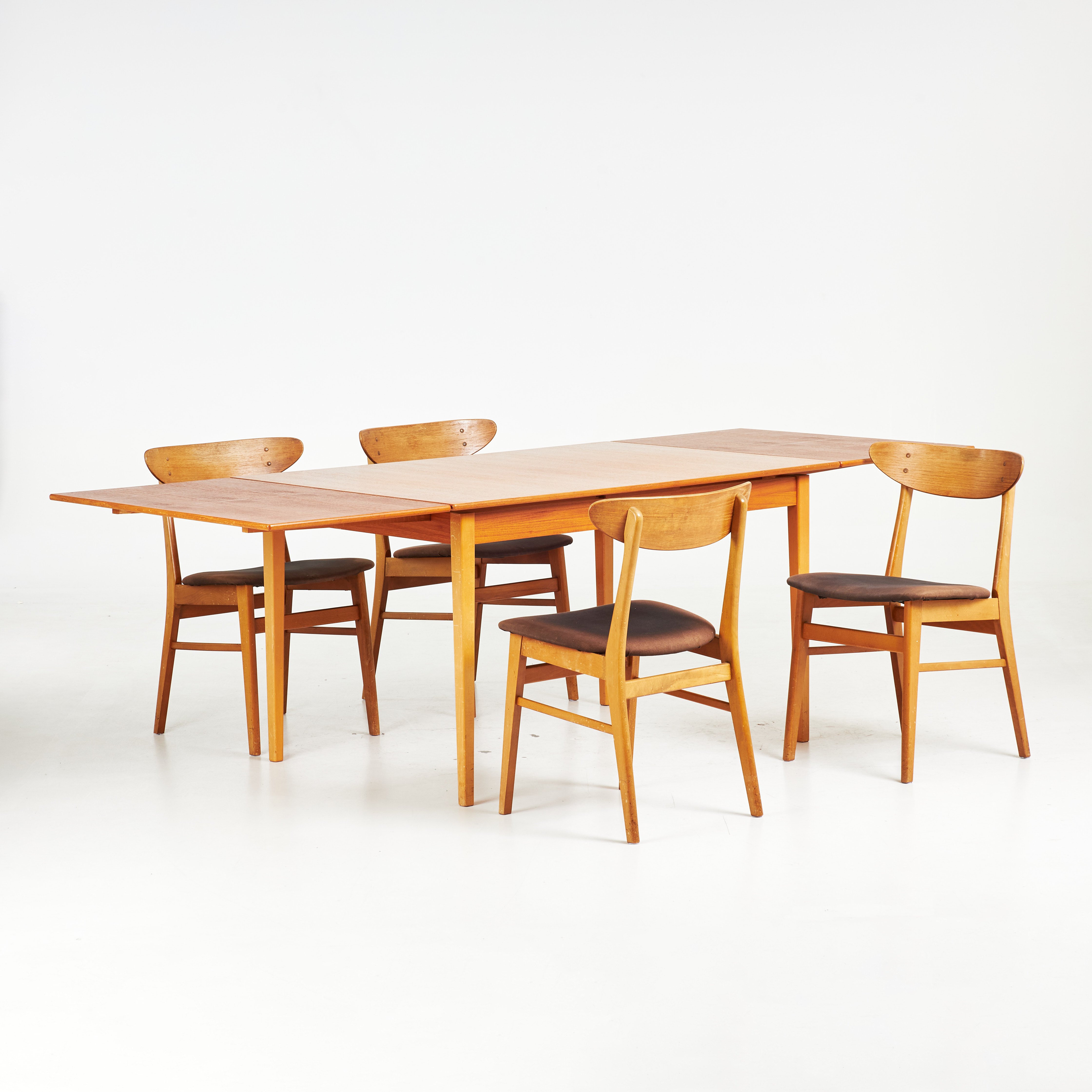 MATGRUPP, bord samt 4 solar, modell "Monaco", för IKEA, 1960-tal.